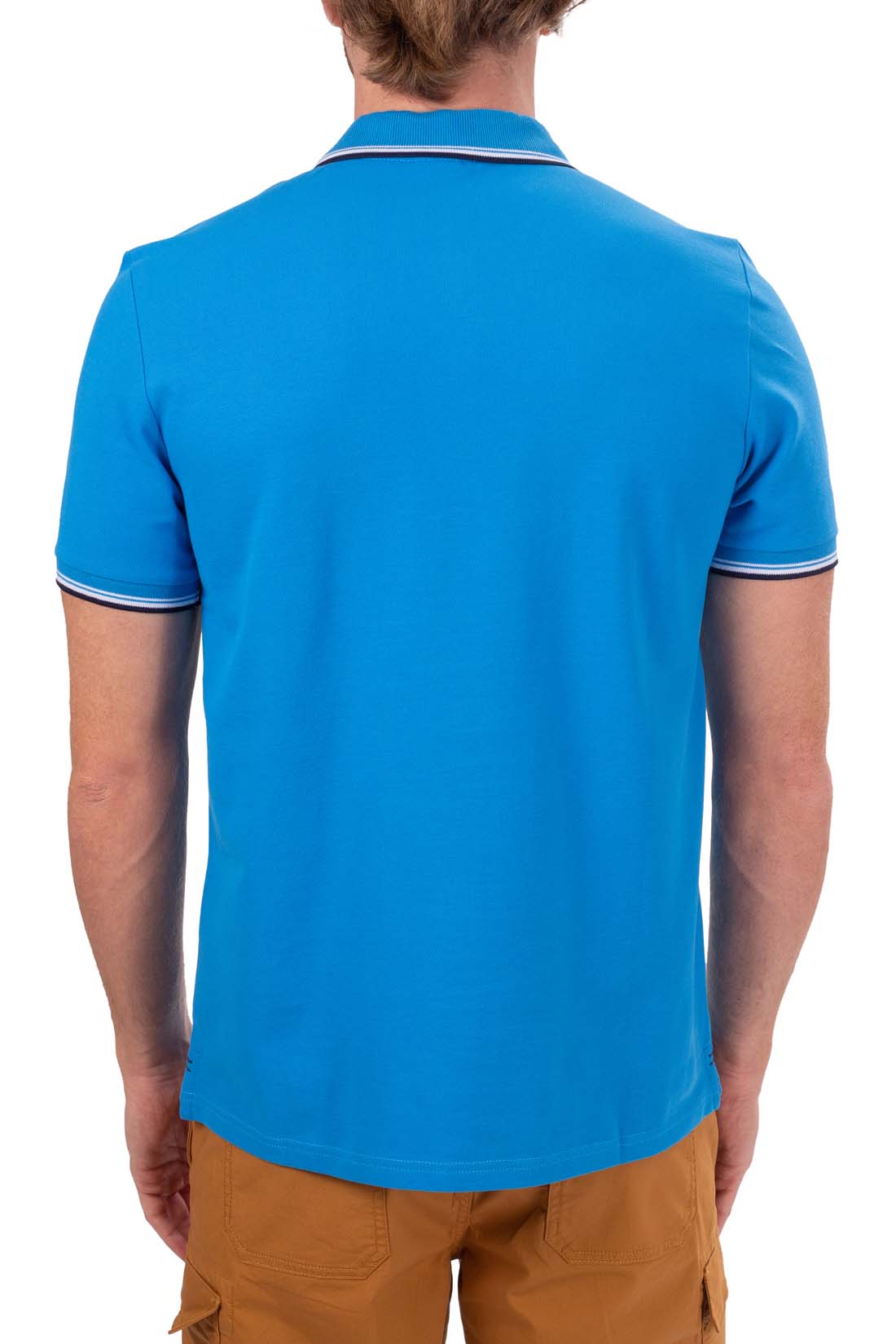 NORTH SAILS - Men's regular polo shirt with logo collar  - Size 3XL-3