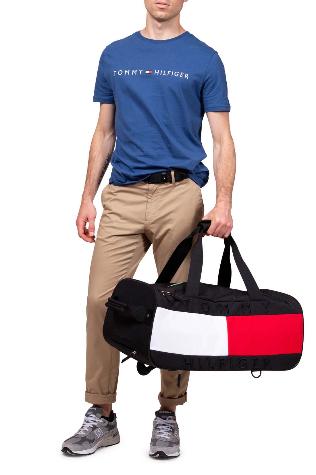 TOMMY HILFIGER - Travel wheeled duffel bag-8