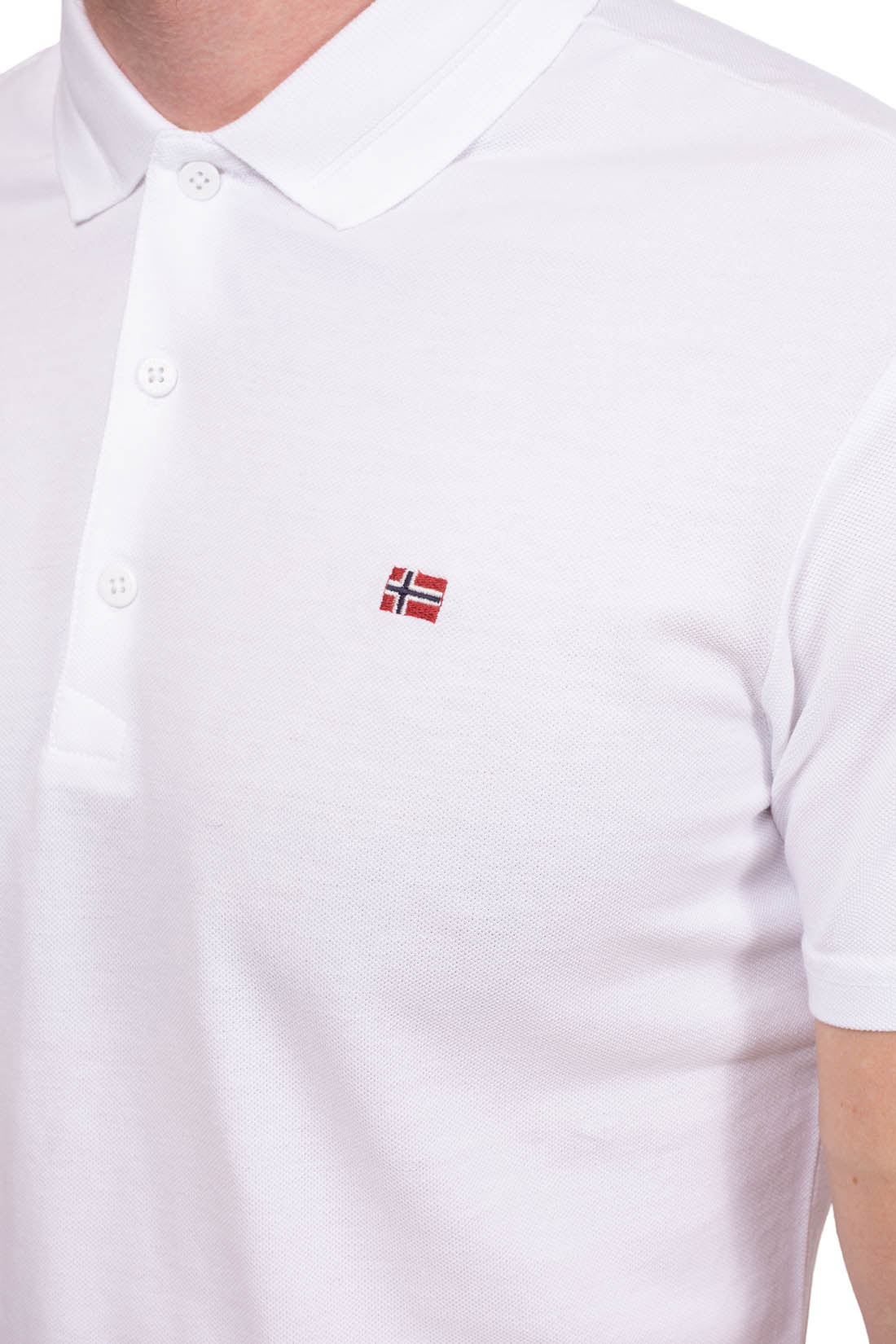 NAPAPIJRI - Men's logo patch polo shirt - Size-11