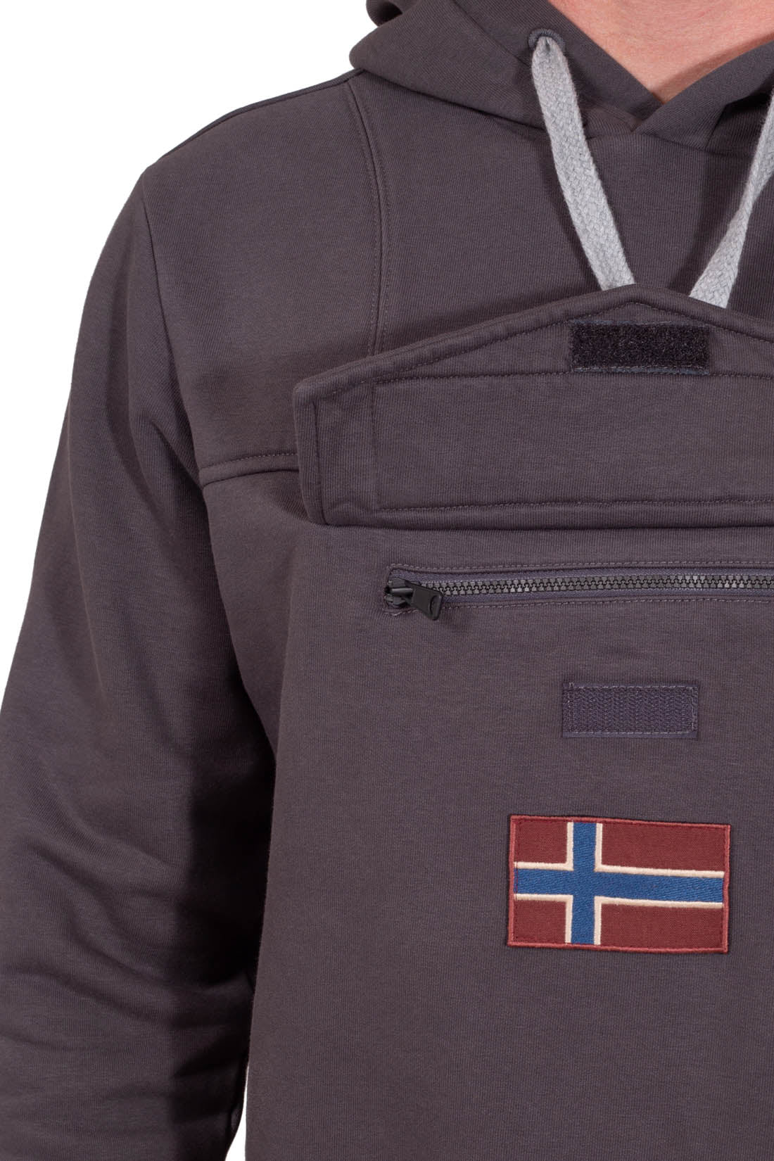 NAPAPIJRI - Men's Burgee hoodie with pocket  - Size XXS-5