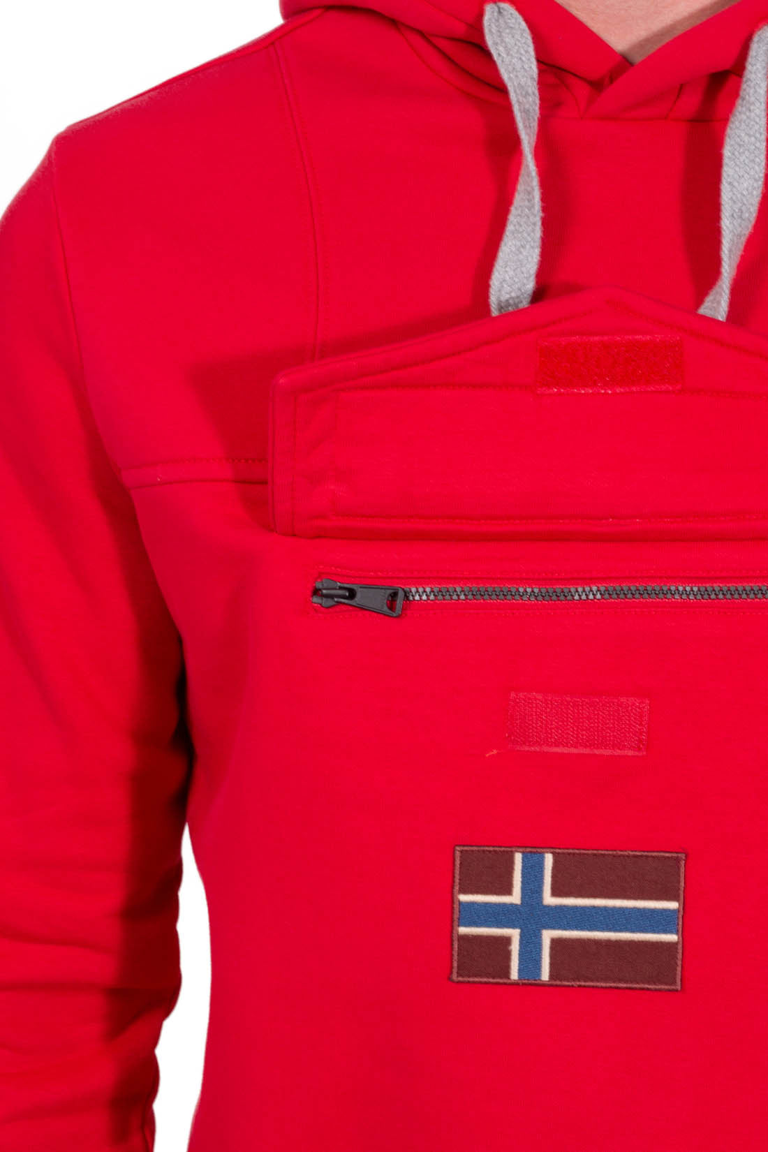 NAPAPIJRI - Men's Burgee hoodie with pocket  - Size XXS-20