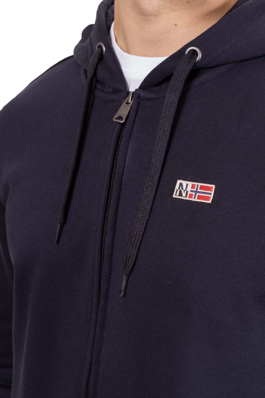 NAPAPIJRI - Men's winter Buri sweatshirt with zip - Size XL-8