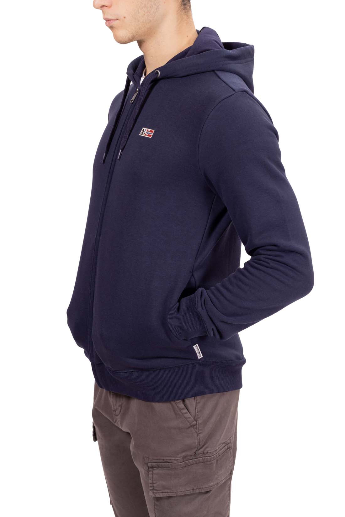 NAPAPIJRI - Men's winter Buri sweatshirt with zip - Size XL-31