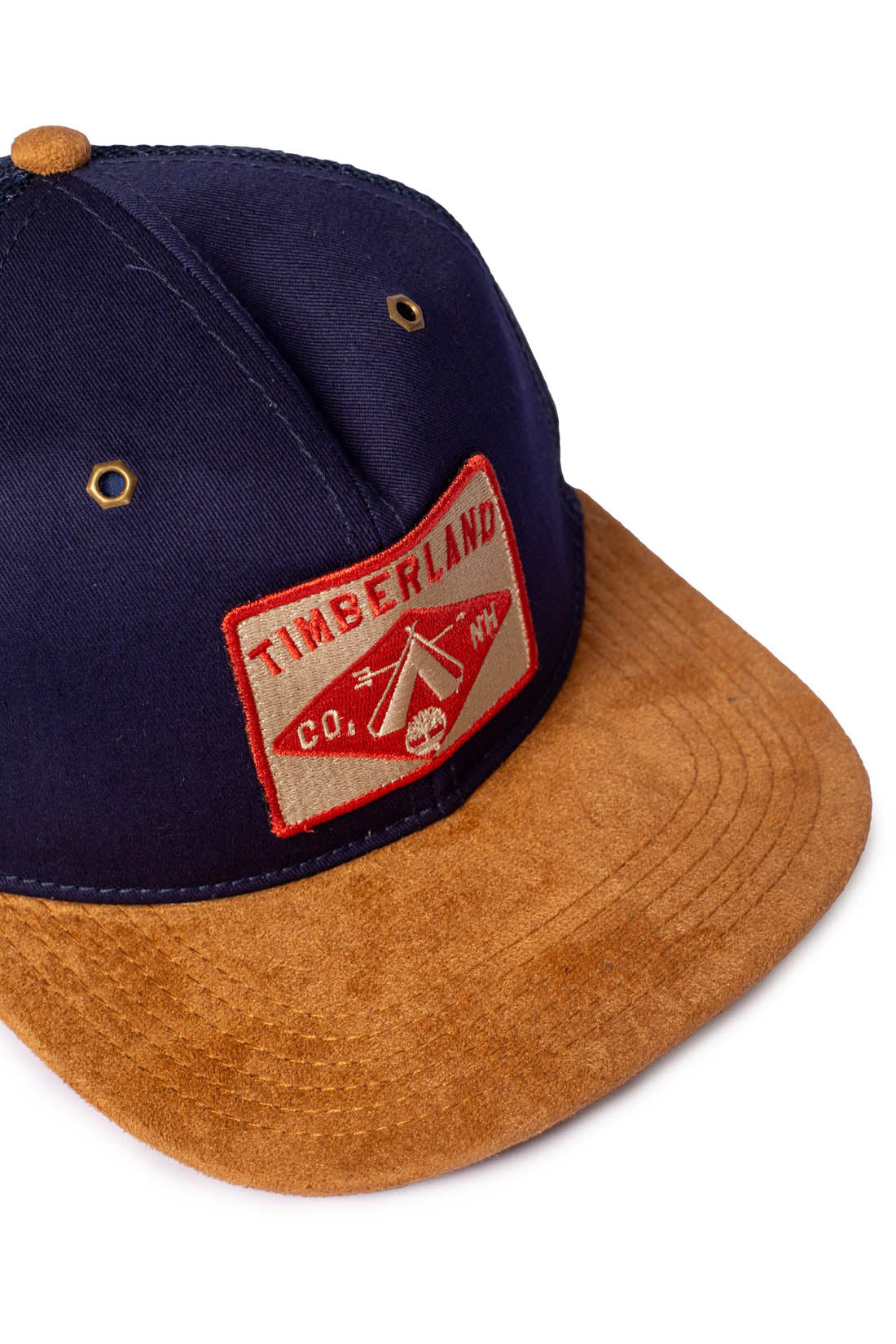 TIMBERLAND - Men's trucker cap with logo patch  - Size One size-7