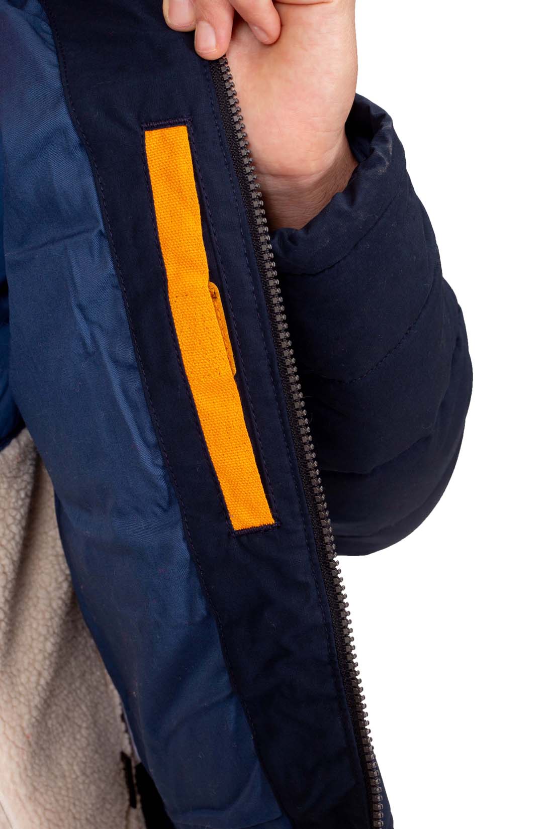 TIMBERLAND - Men's down jacket with logo patch  - Size XL