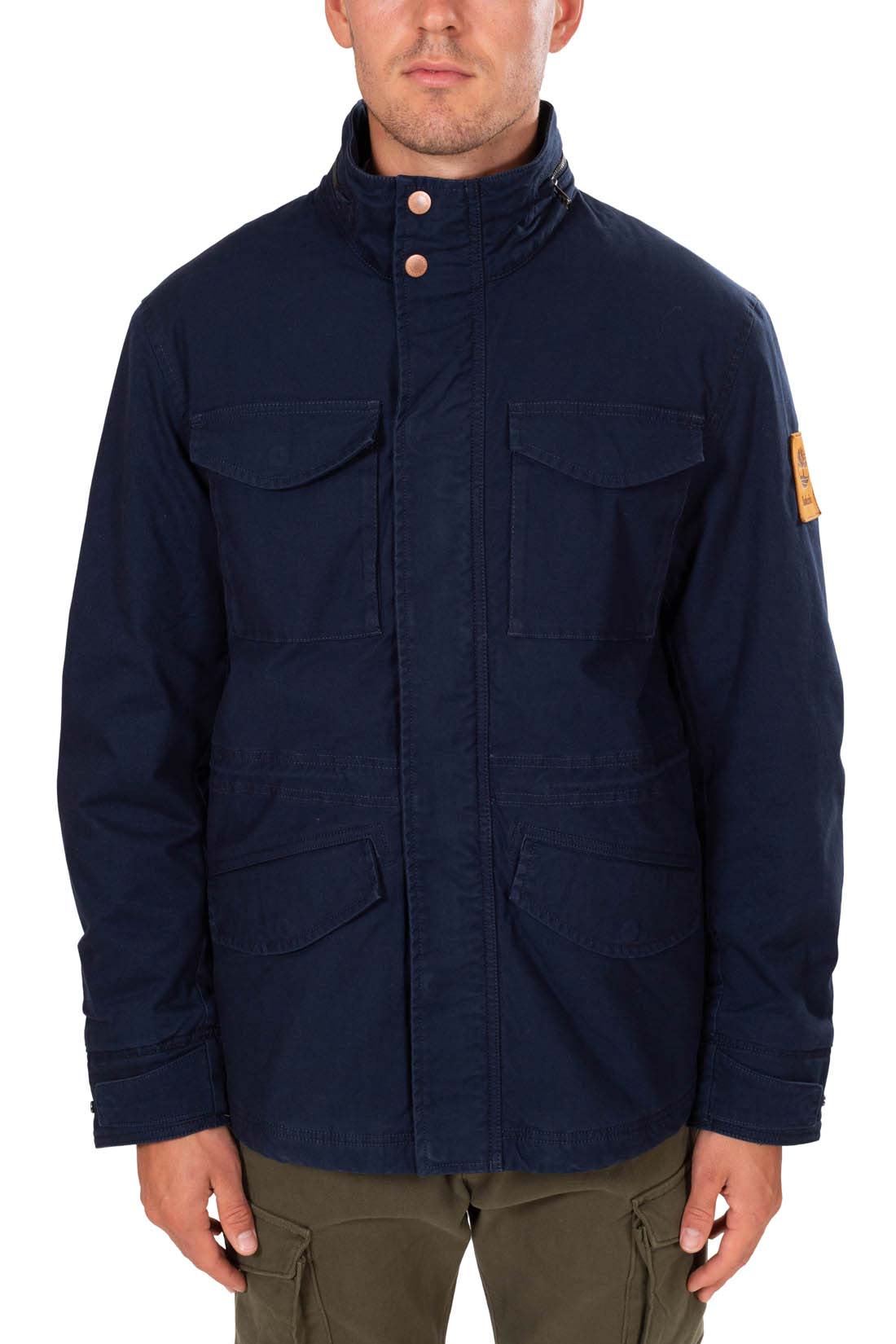 TIMBERLAND - Men's jacket with logo patch-3