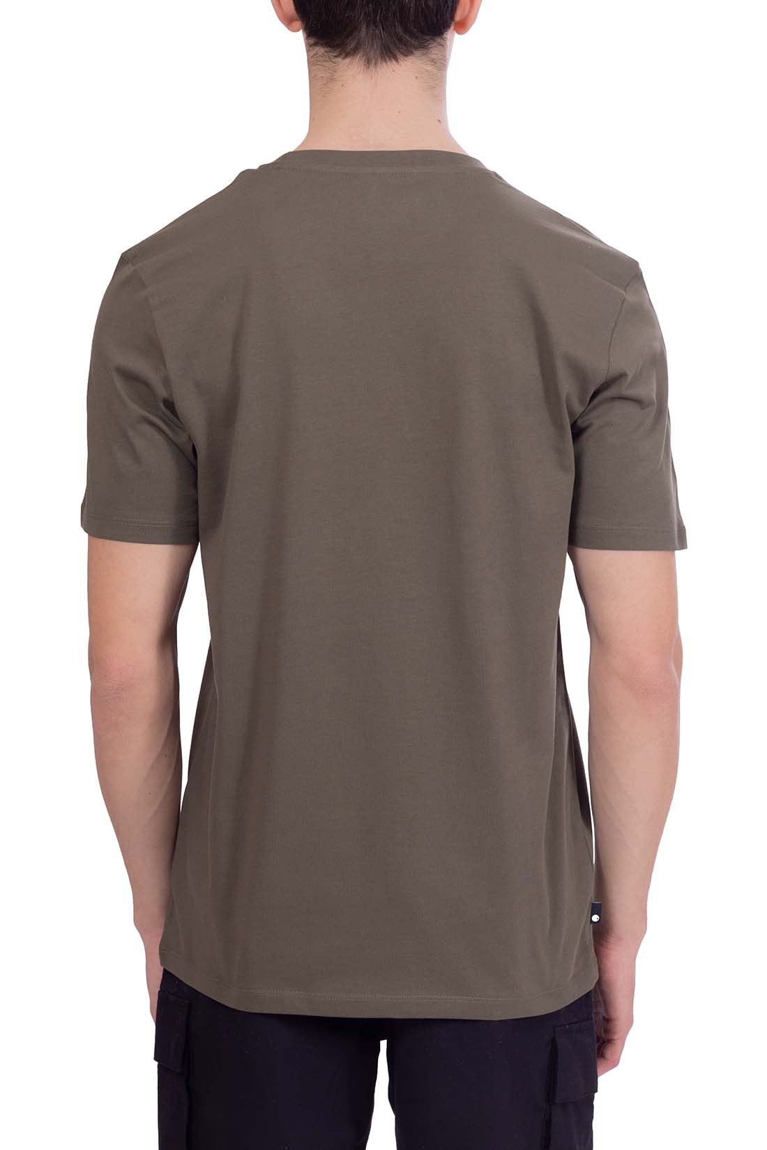 TIMBERLAND - Men's T-shirt with linear logo  - Size 3XL-18