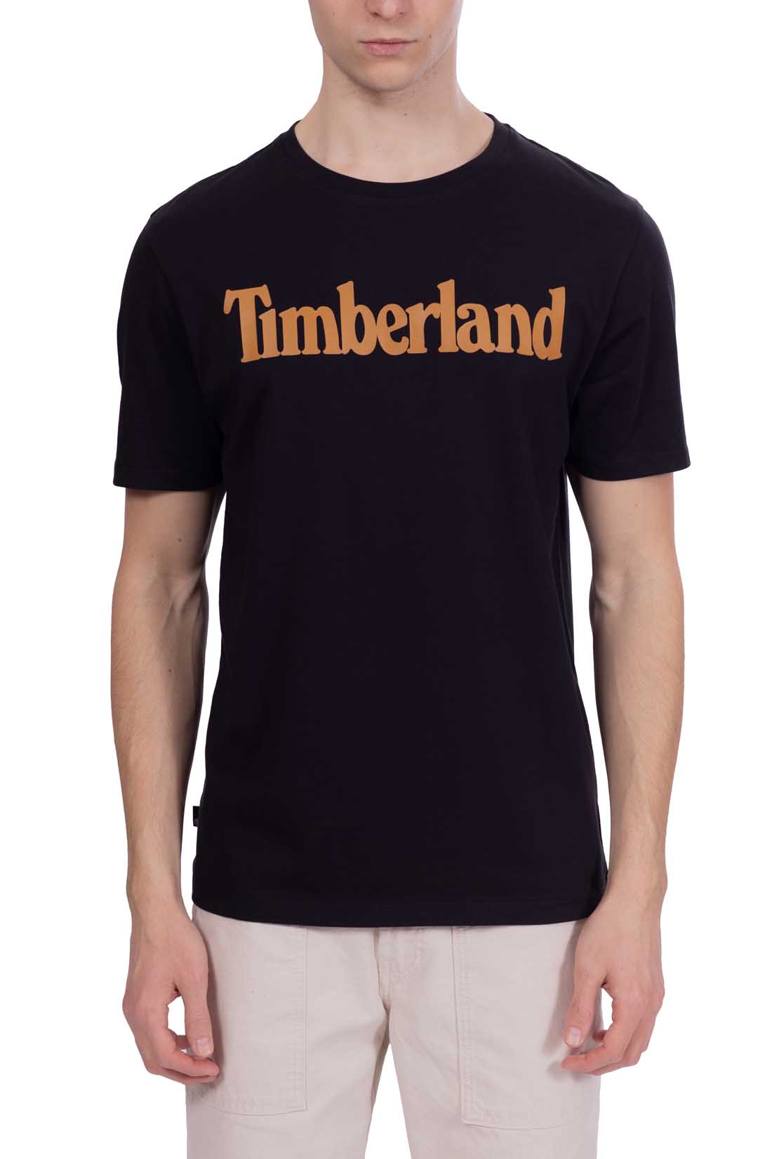 TIMBERLAND - Men's T-shirt with linear logo  - Size 3XL-27