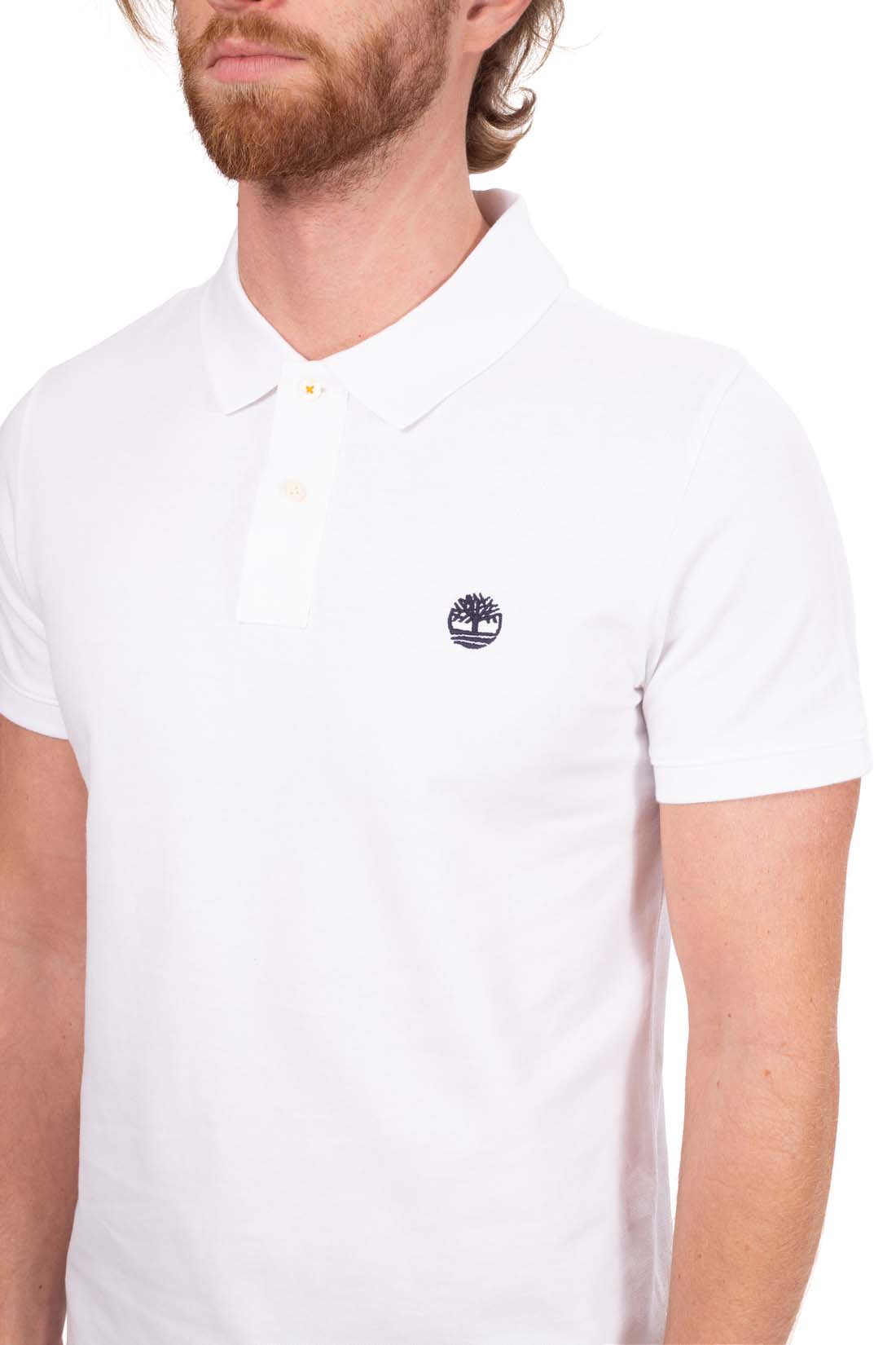 TIMBERLAND - Men's regular polo shirt with logo  - Size XXL-44