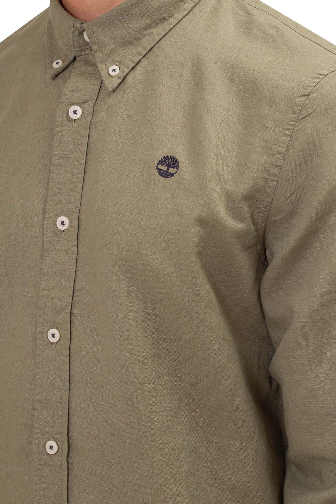 TIMBERLAND - Men's slim linen blend shirt - Size XXL-86