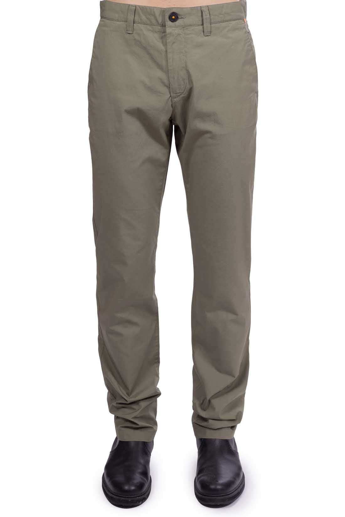 TIMBERLAND - Men's chino trousers with logo patch-15