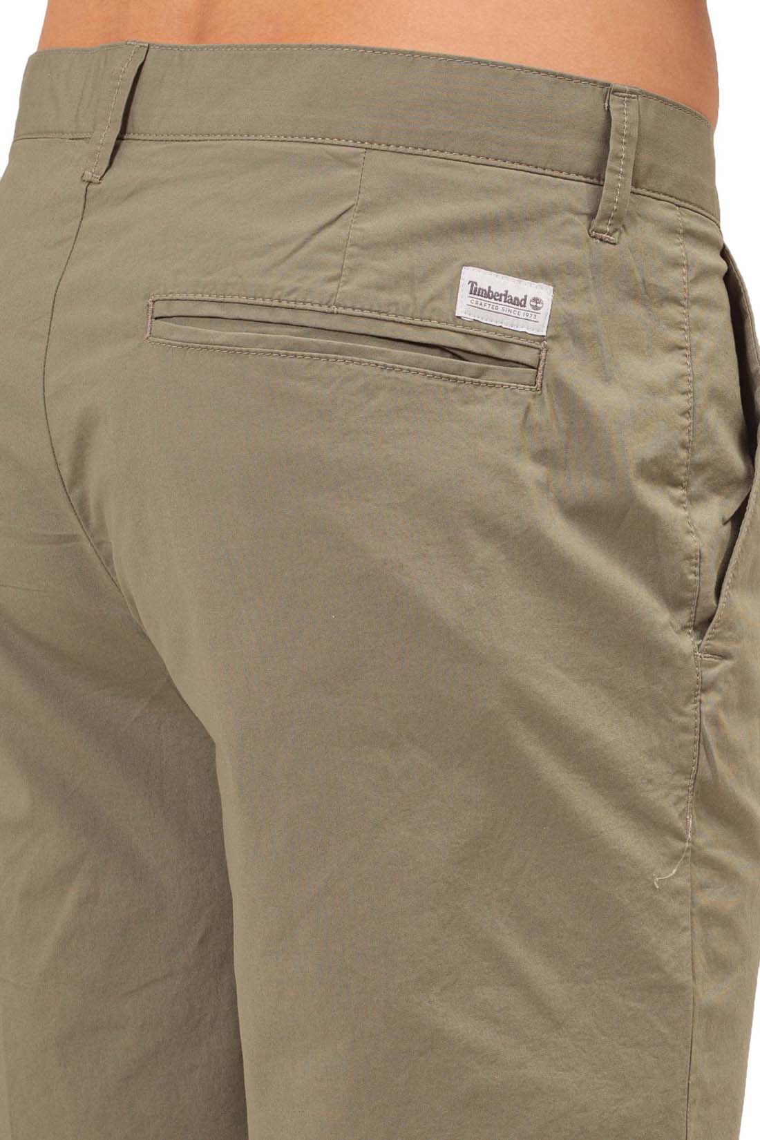 TIMBERLAND - Men's regular chino bermuda shorts with logo patch  - Size 42-44