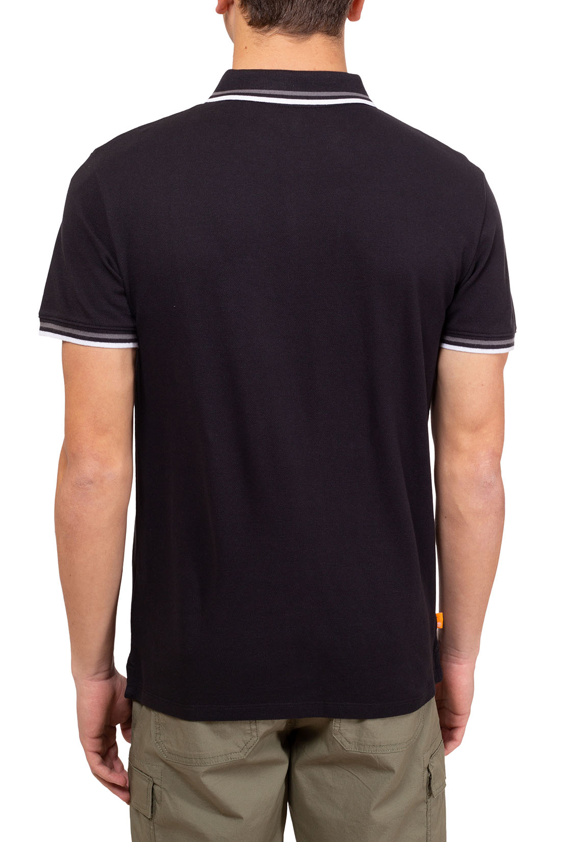 TIMBERLAND - Men's slim polo shirt with contrasting piping  - Size XXL-0