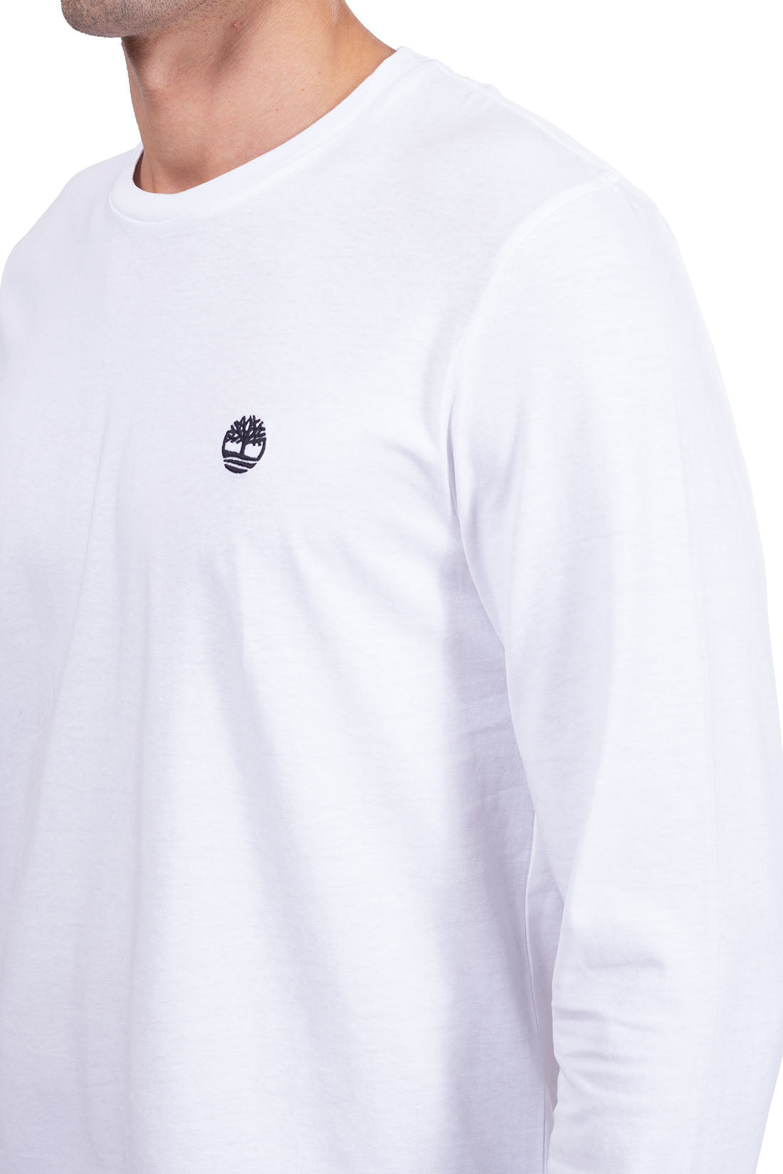 TIMBERLAND - Men's basic T-shirt with cuffs and logo  - Size XXL-5