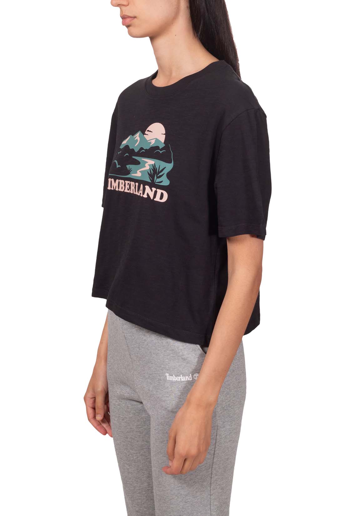 TIMBERLAND - Men's relaxed crop T-shirt in slub cotton  - Size XL-15