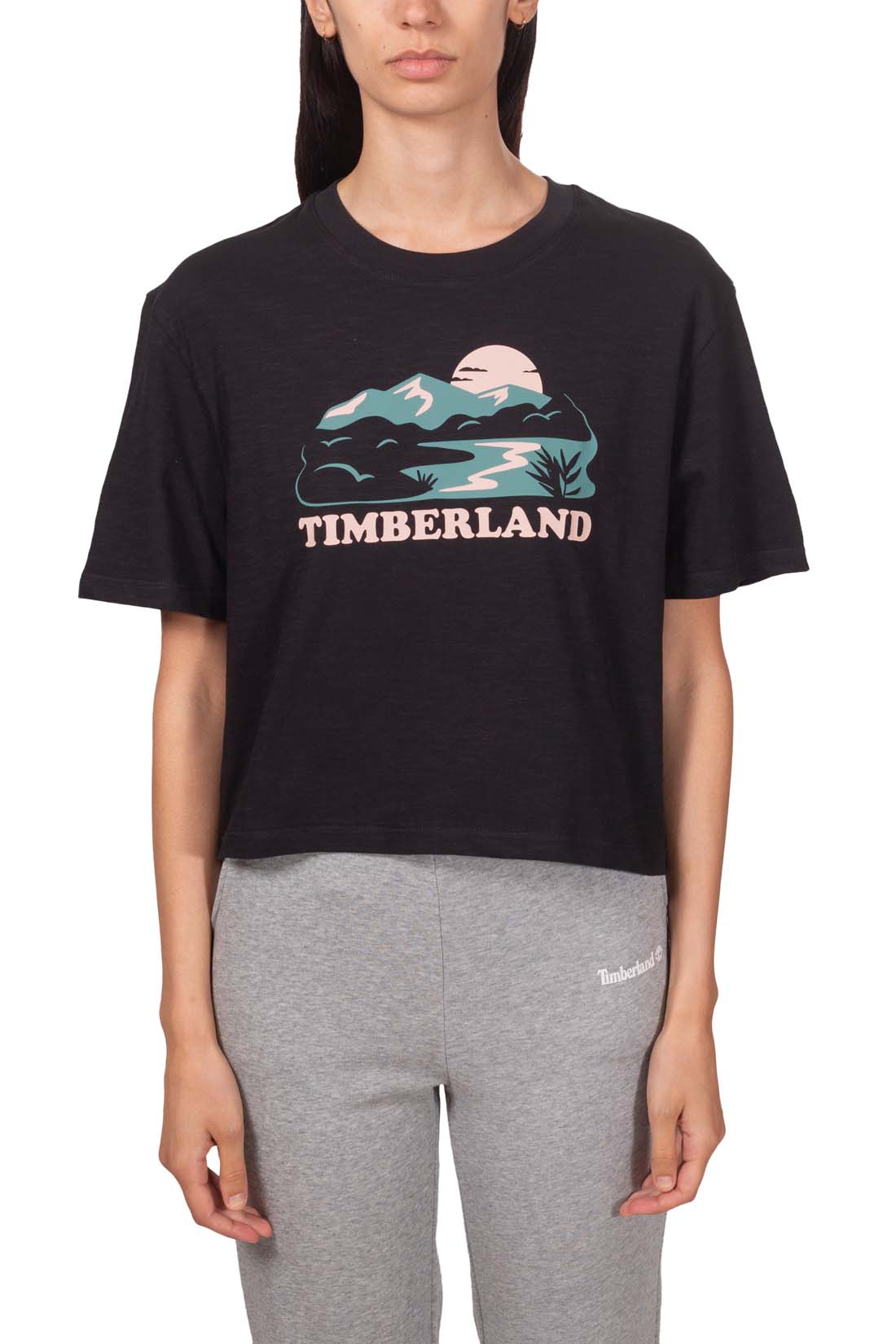 TIMBERLAND - Men's relaxed crop T-shirt in slub cotton  - Size XL-5