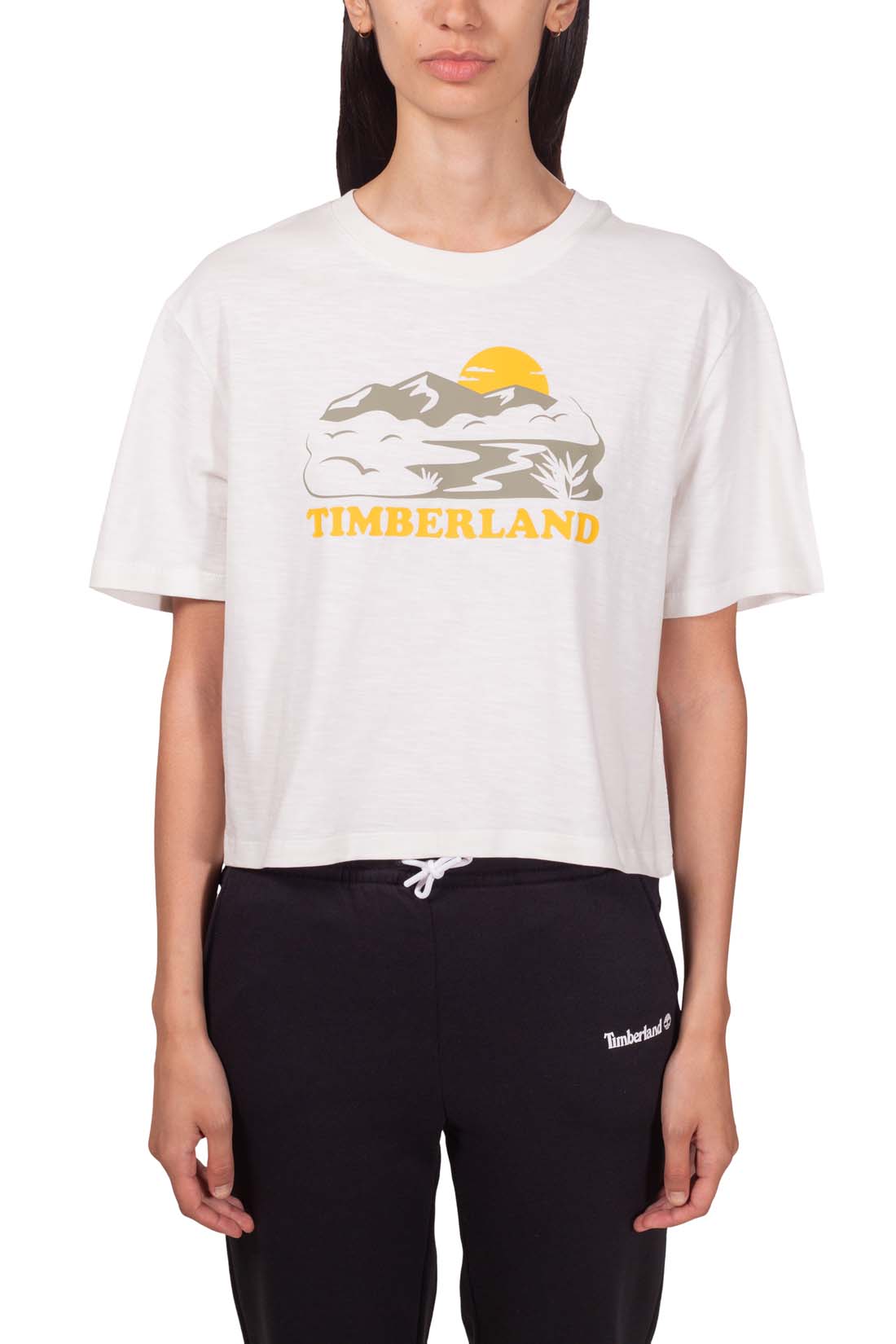 TIMBERLAND - Men's relaxed crop T-shirt in slub cotton  - Size XL-21