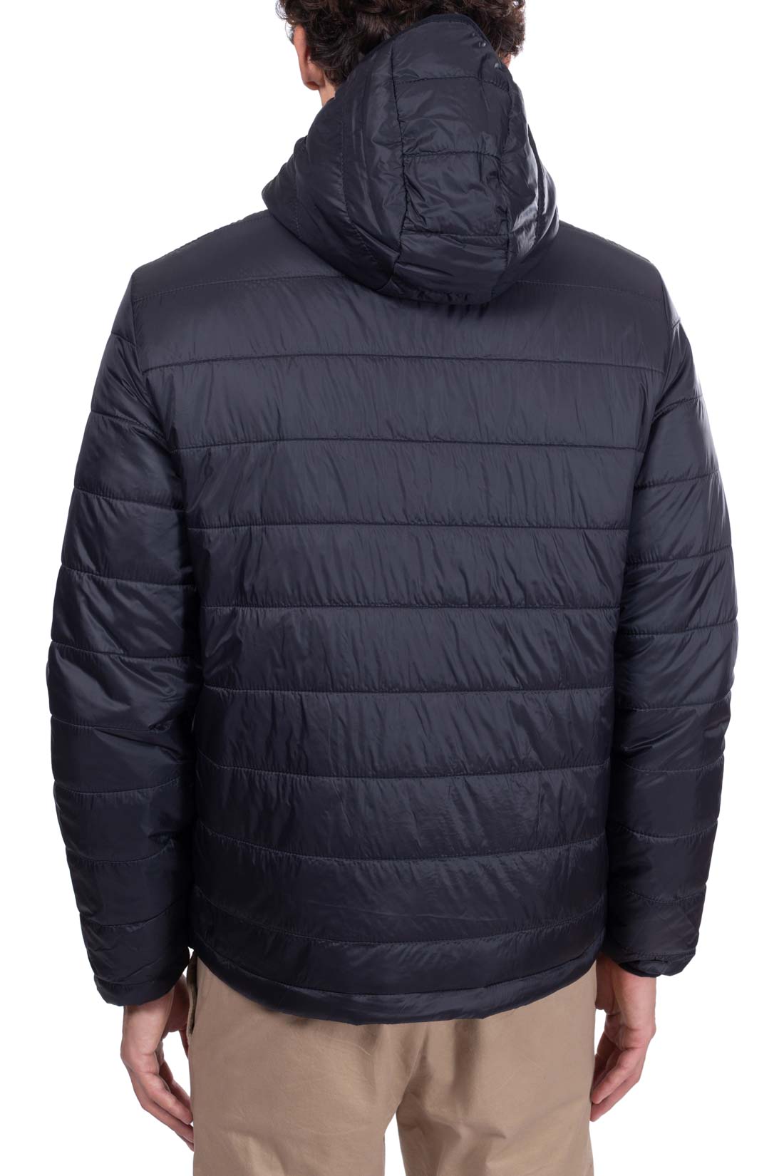 TIMBERLAND - Men's quilted logo down jacket with hood  - Size M-6