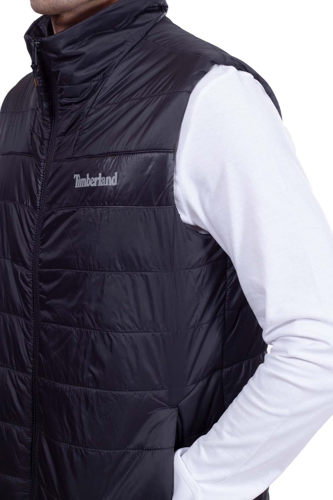 TIMBERLAND - Men's sleeveless logo down jacket  - Size XXL-3
