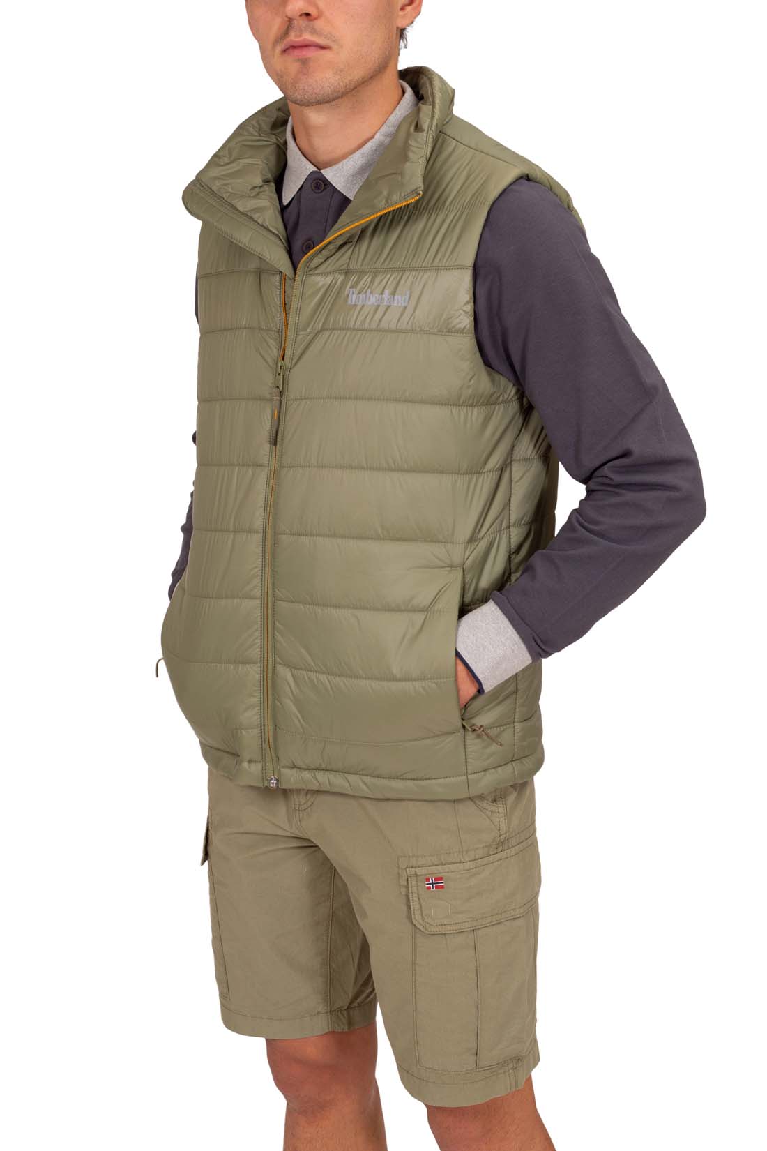 TIMBERLAND - Men's sleeveless logo down jacket-9