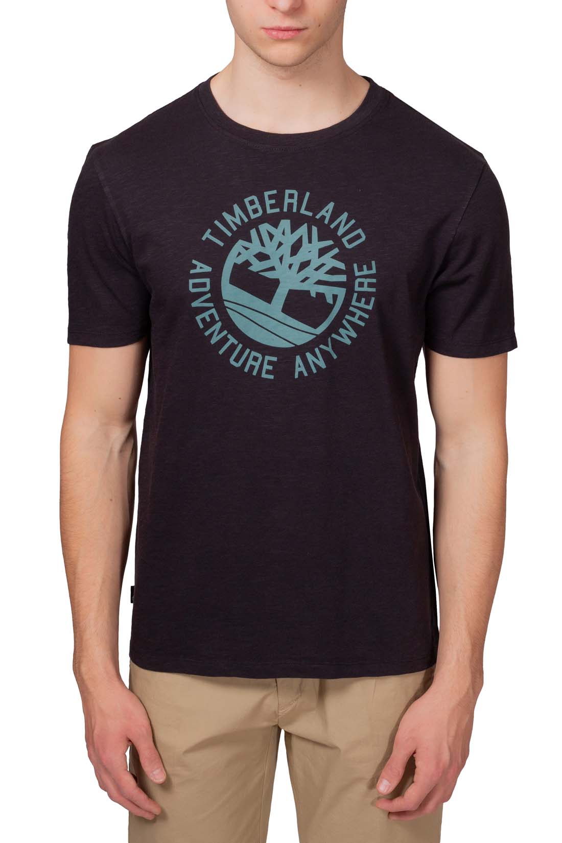 TIMBERLAND - Men's logo T-shirt in slub cotton-5