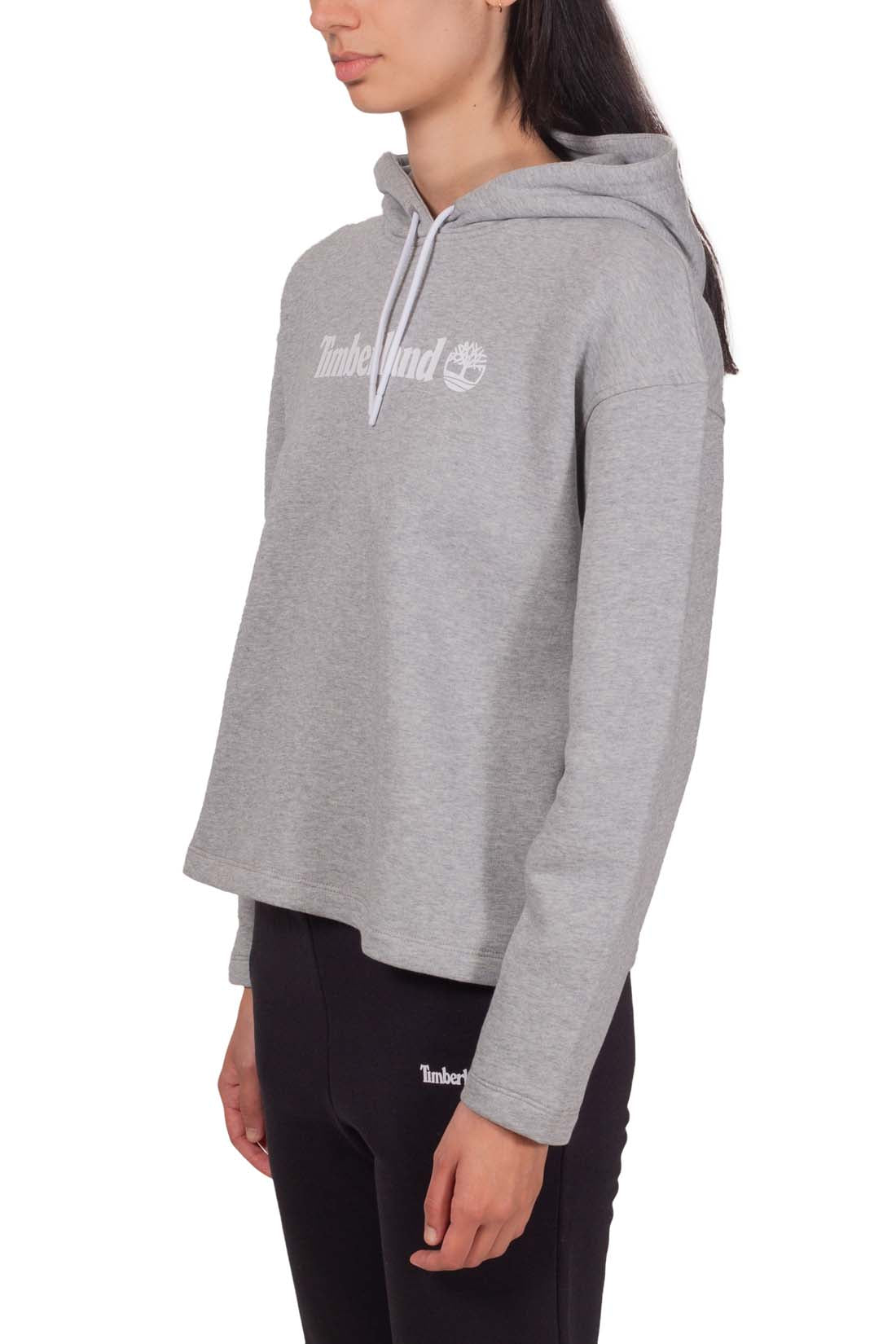TIMBERLAND - Women's relaxed hoodie with logo  - Size L-31
