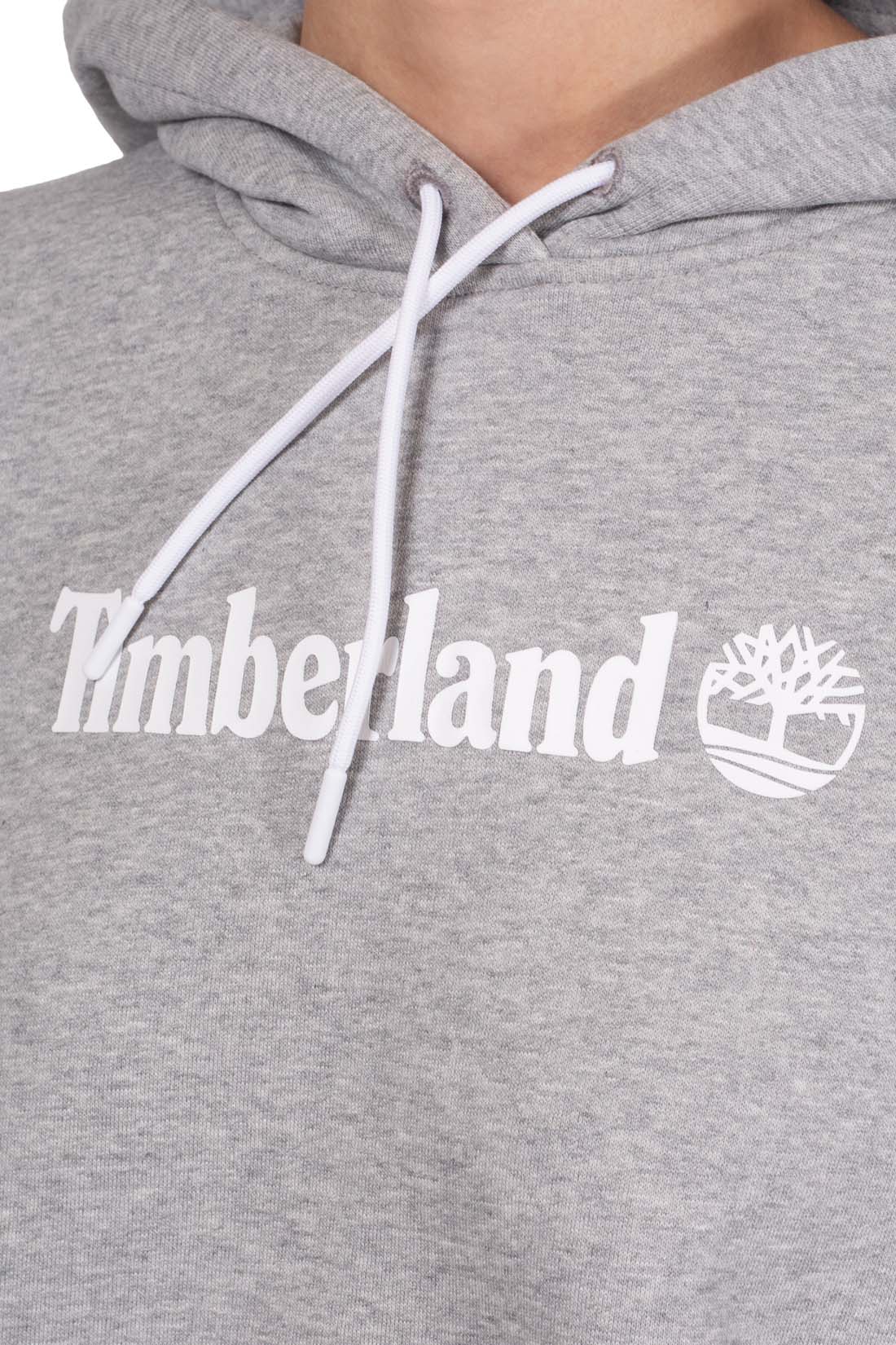 TIMBERLAND - Women's relaxed hoodie with logo  - Size L-32