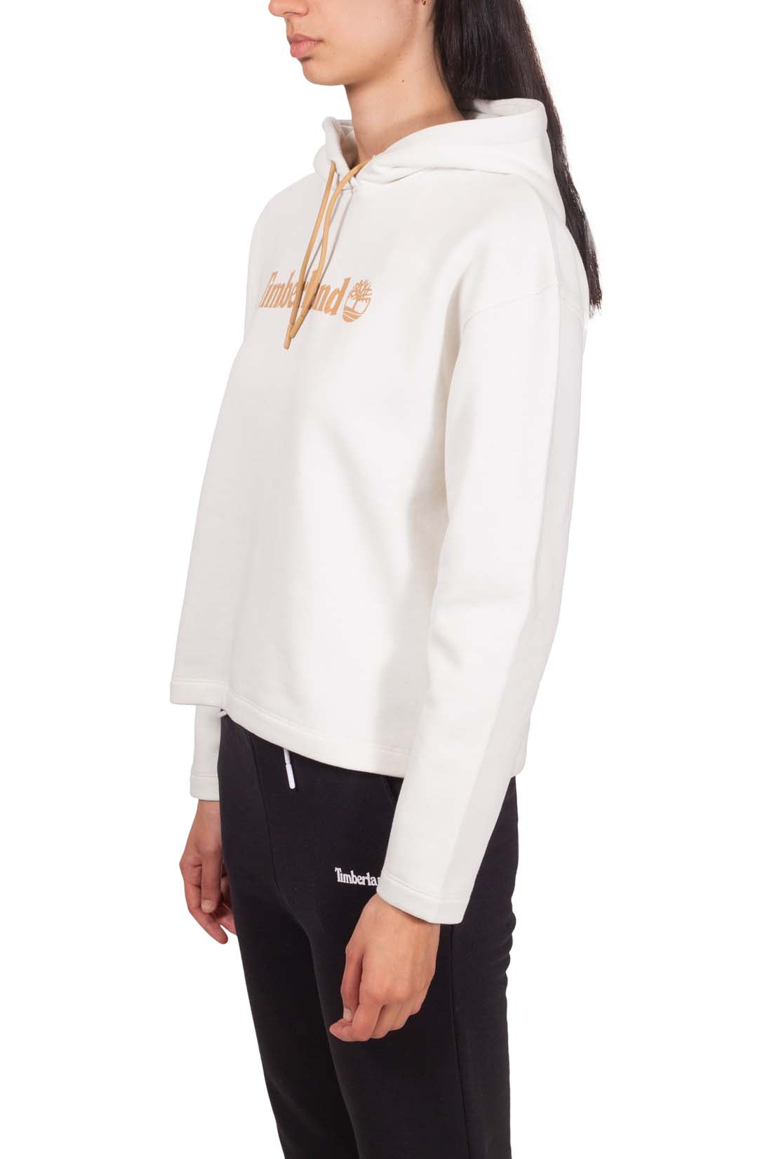 TIMBERLAND - Women's relaxed hoodie with logo  - Size L-39