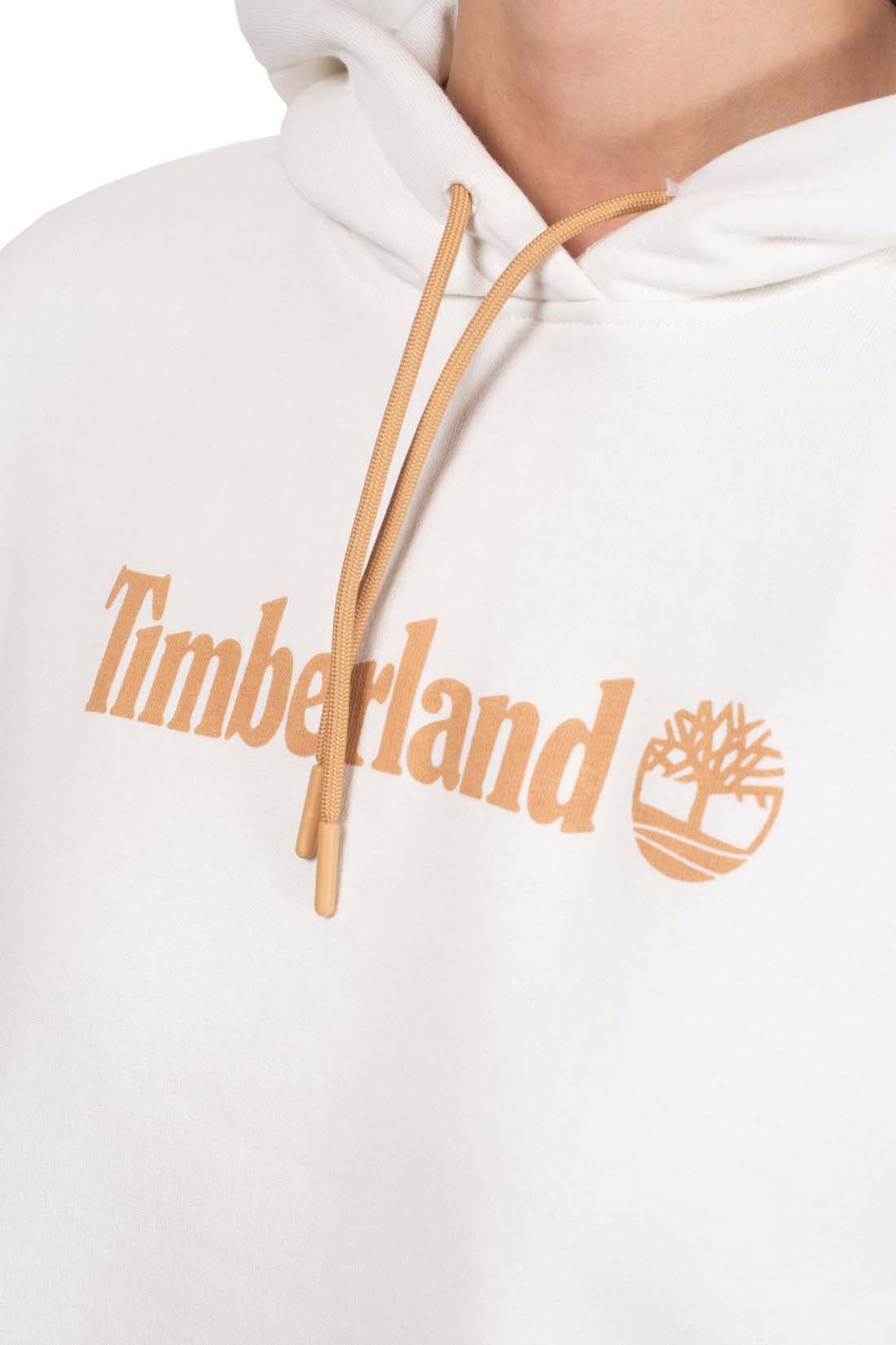 TIMBERLAND - Women's relaxed hoodie with logo  - Size L-36
