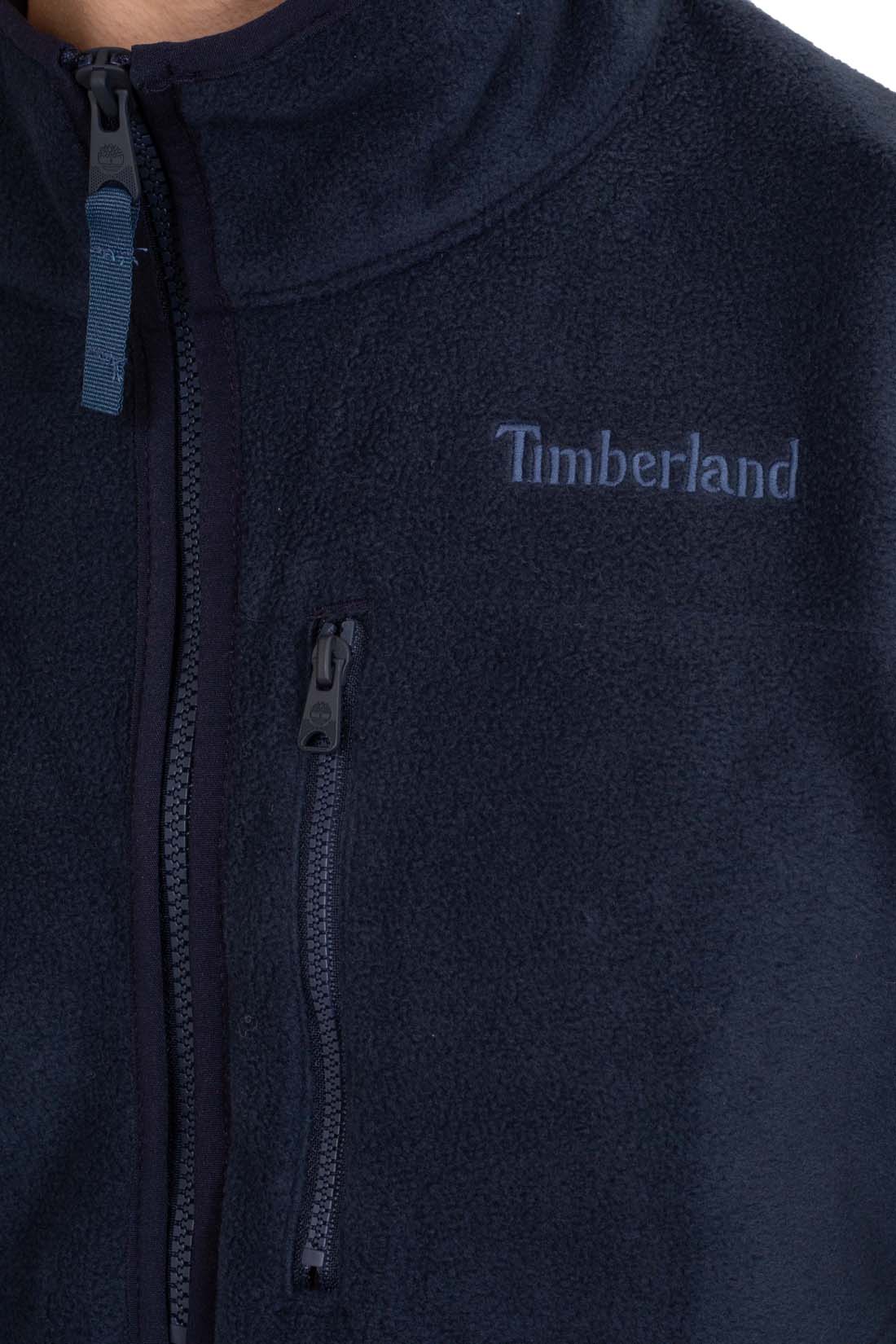 TIMBERLAND - Men's fleece sweatshirt with half zip  - Size XL-0