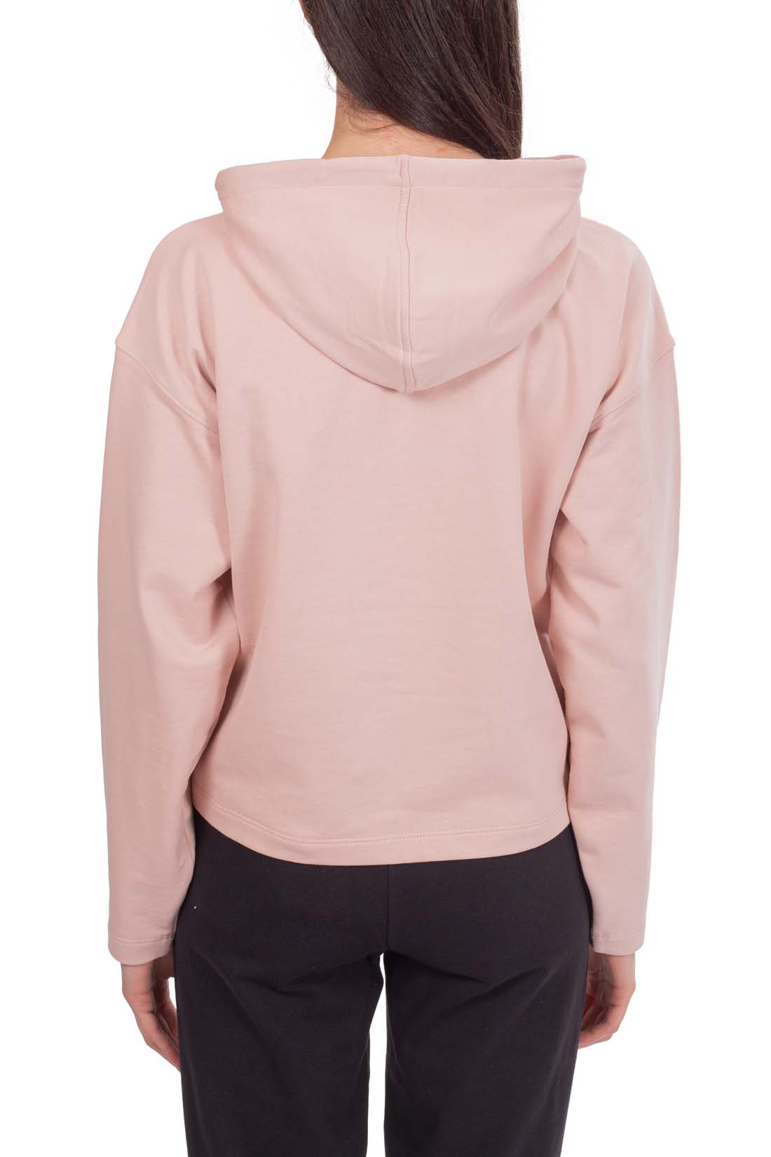 TIMBERLAND - Women's boxy hoodie with linear logo  - Size L-0