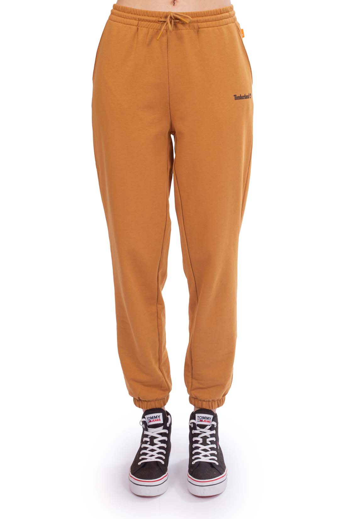 TIMBERLAND - Women's regular logo sporty trousers  - Size L-7