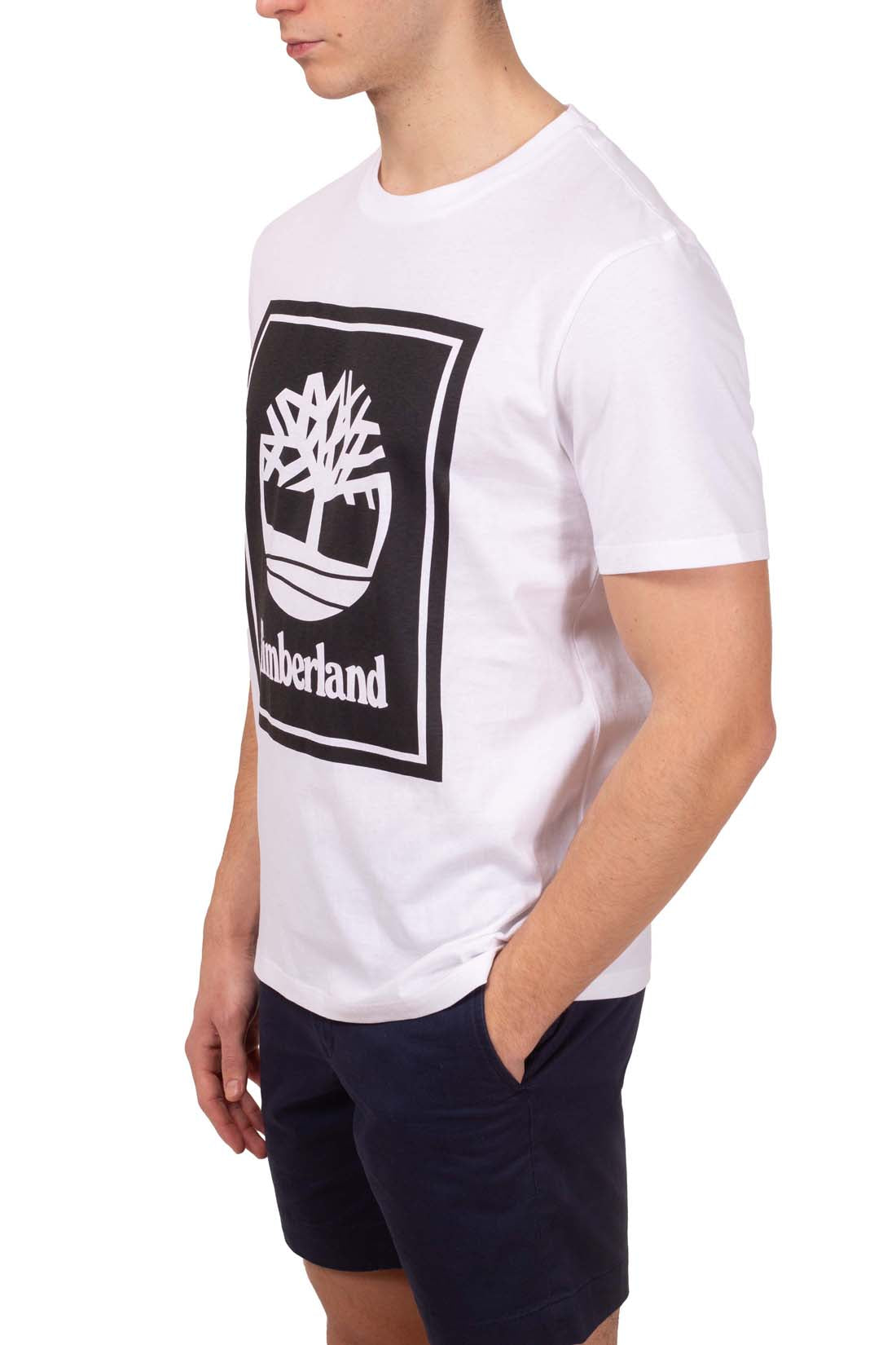 TIMBERLAND - Men's T-shirt with logo  - Size M-3