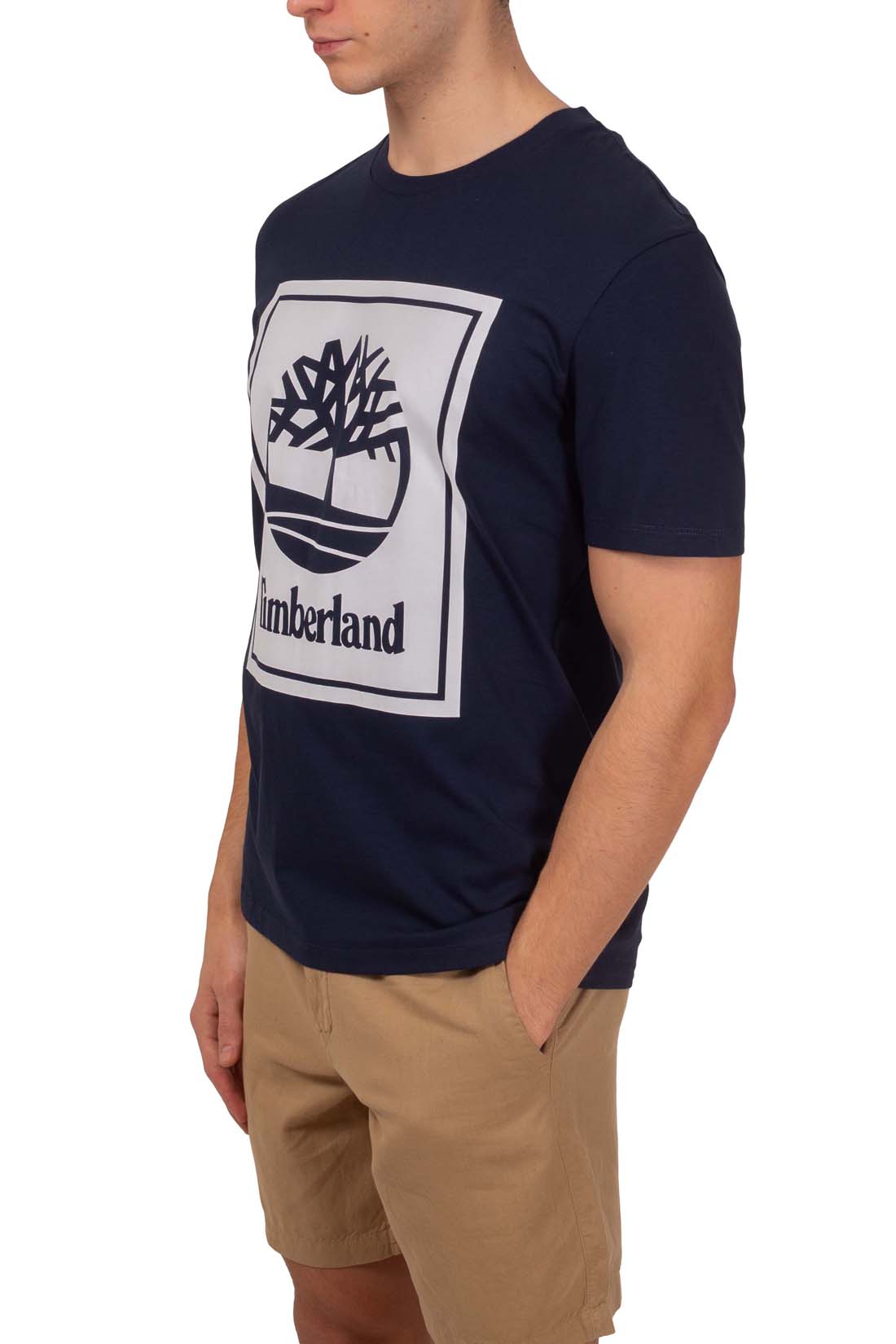 TIMBERLAND - Men's T-shirt with logo  - Size M-7