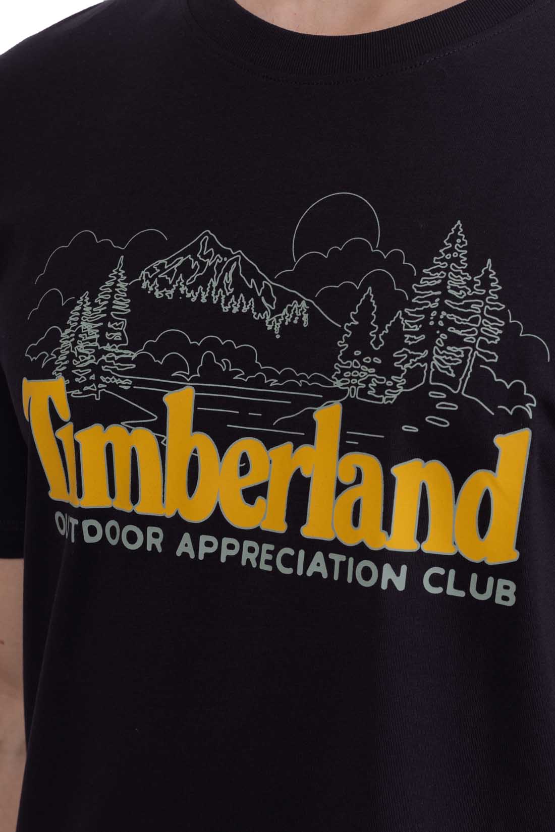 TIMBERLAND - Men's regular T-shirt with graphic print-4