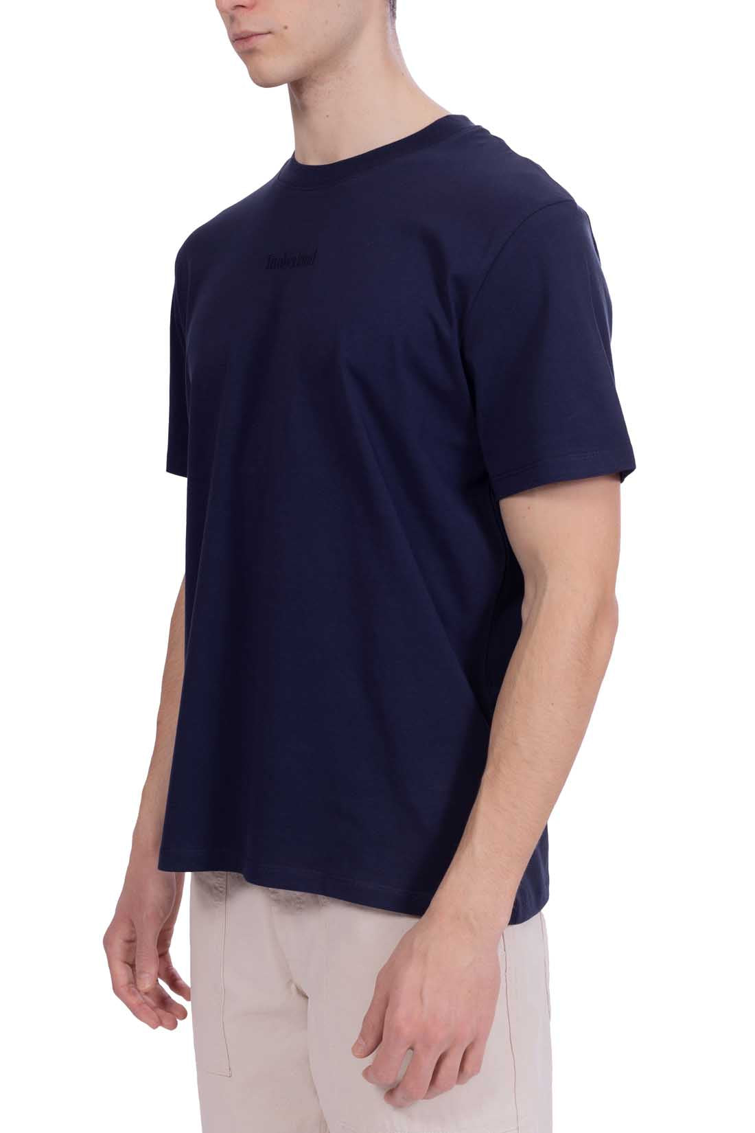TIMBERLAND - Men's T-shirt with linear logo  - Size 3XL-1