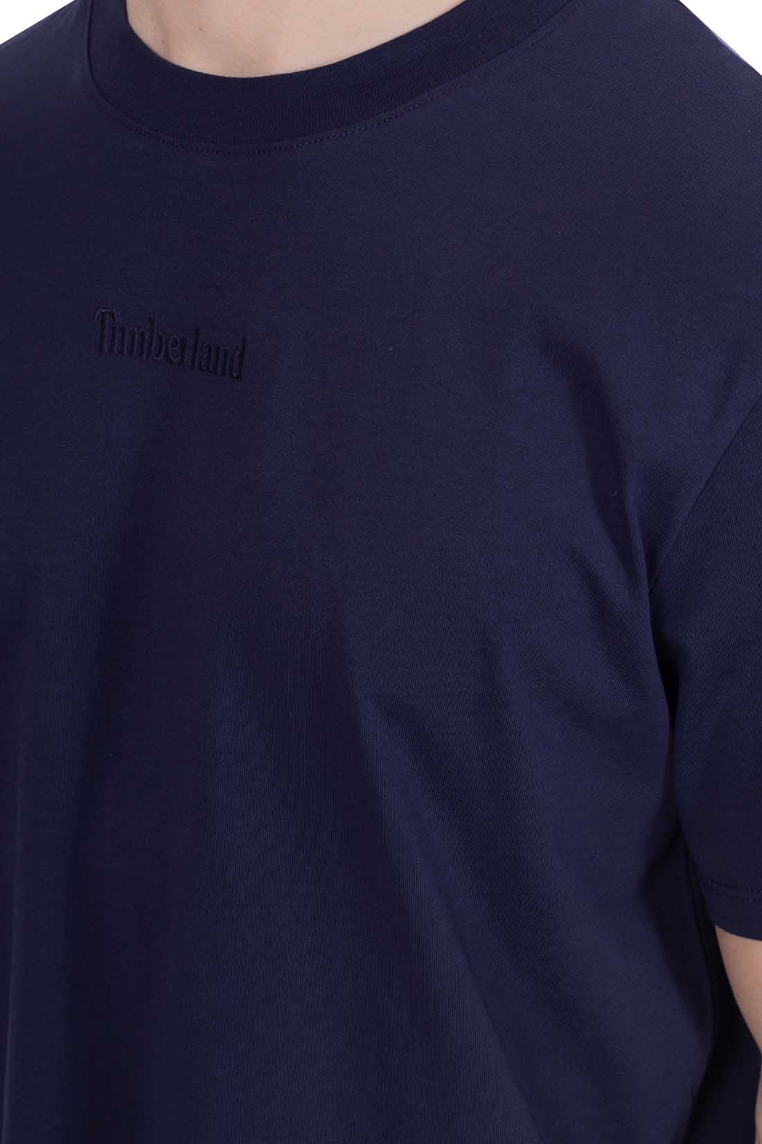 TIMBERLAND - Men's T-shirt with linear logo  - Size 3XL-12