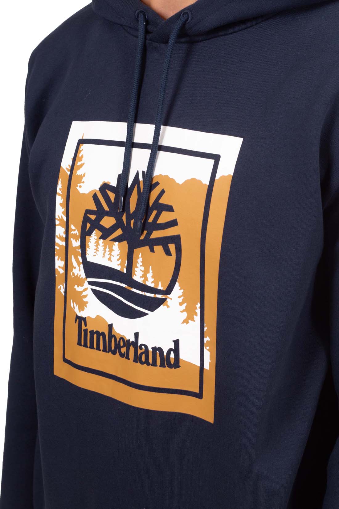 TIMBERLAND - Men's winter hoodie with graphic logo-5