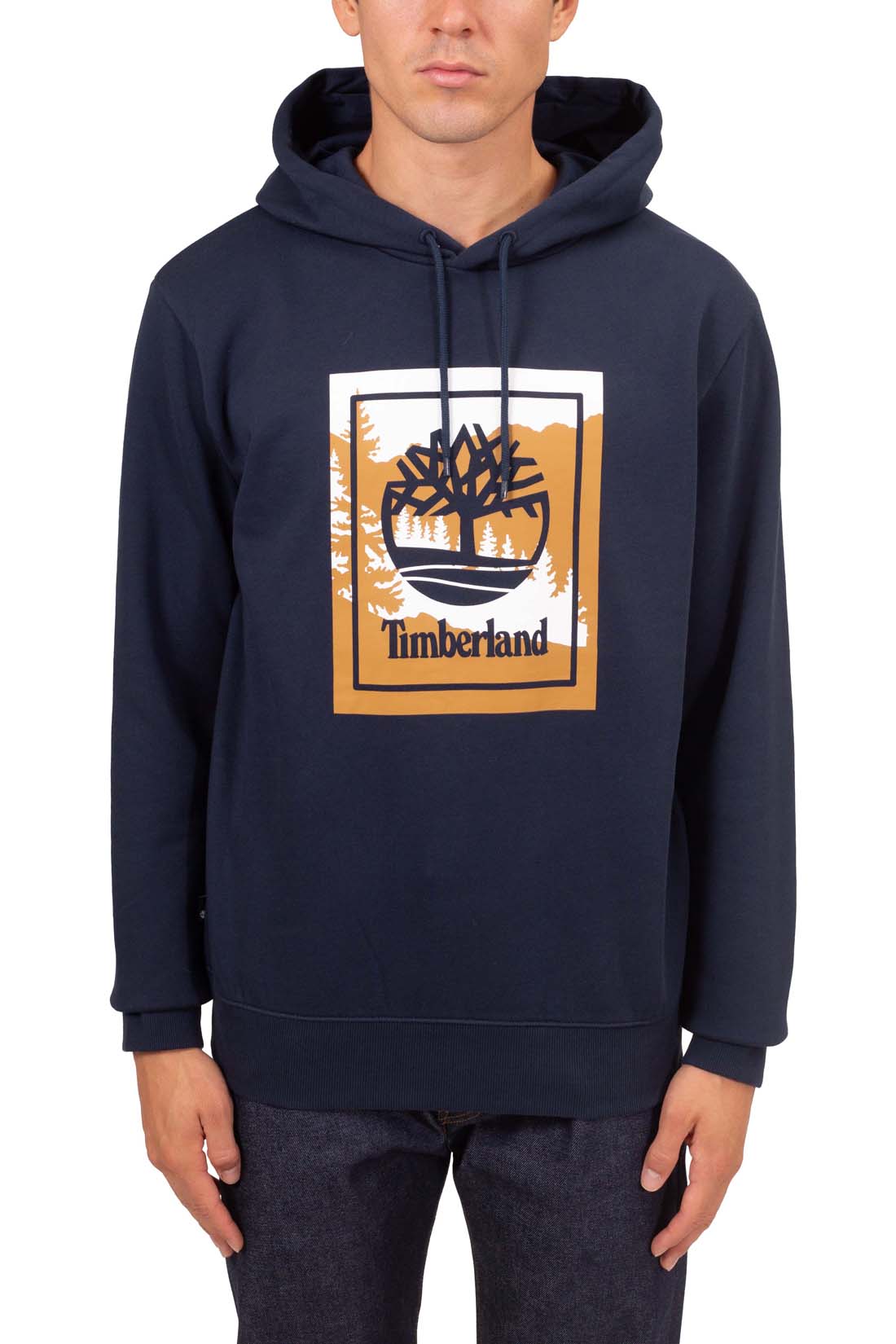 TIMBERLAND - Men's winter hoodie with graphic logo-1