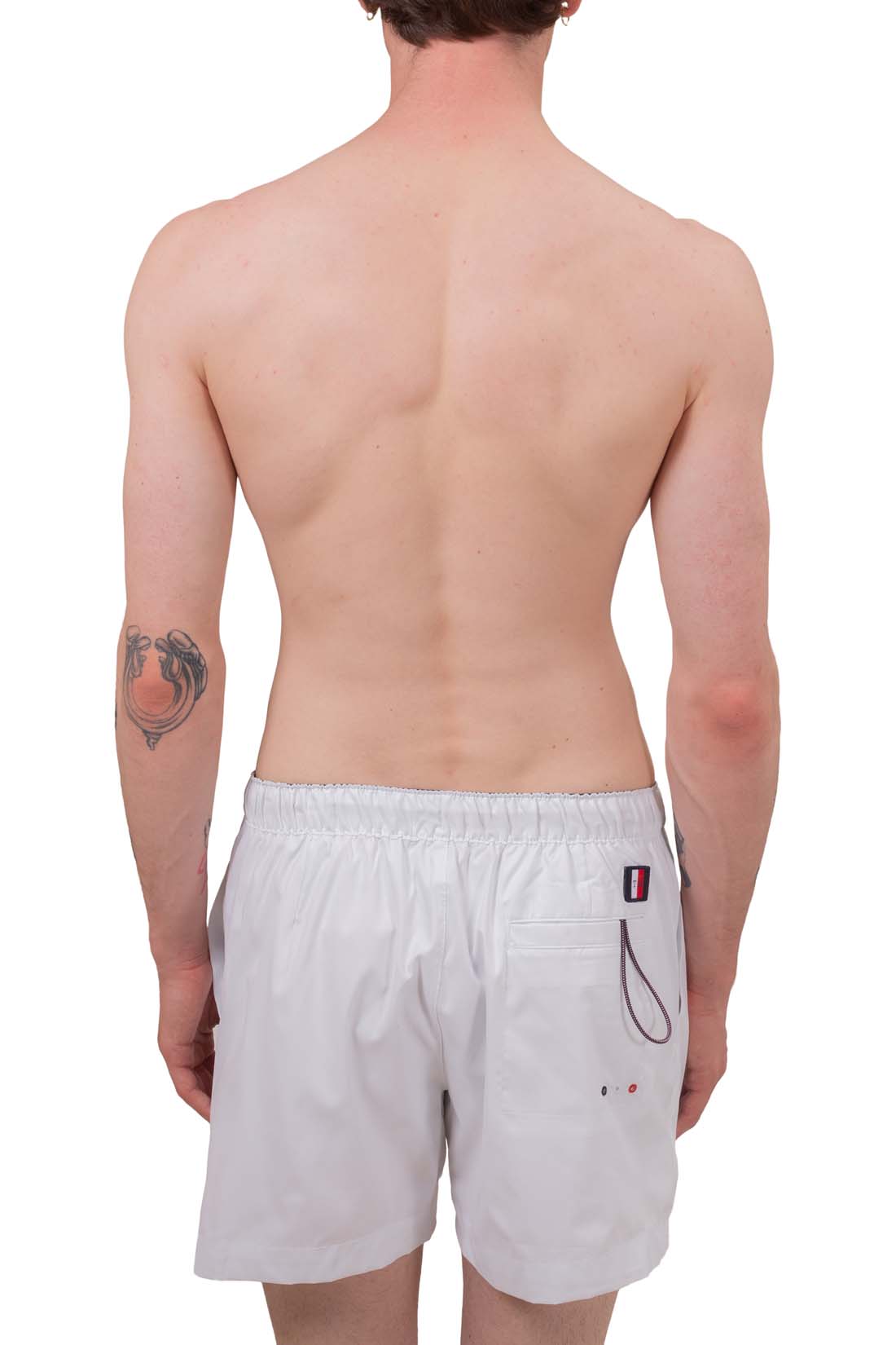TOMMY HILFIGER - Men's swim shorts with flag detail-0