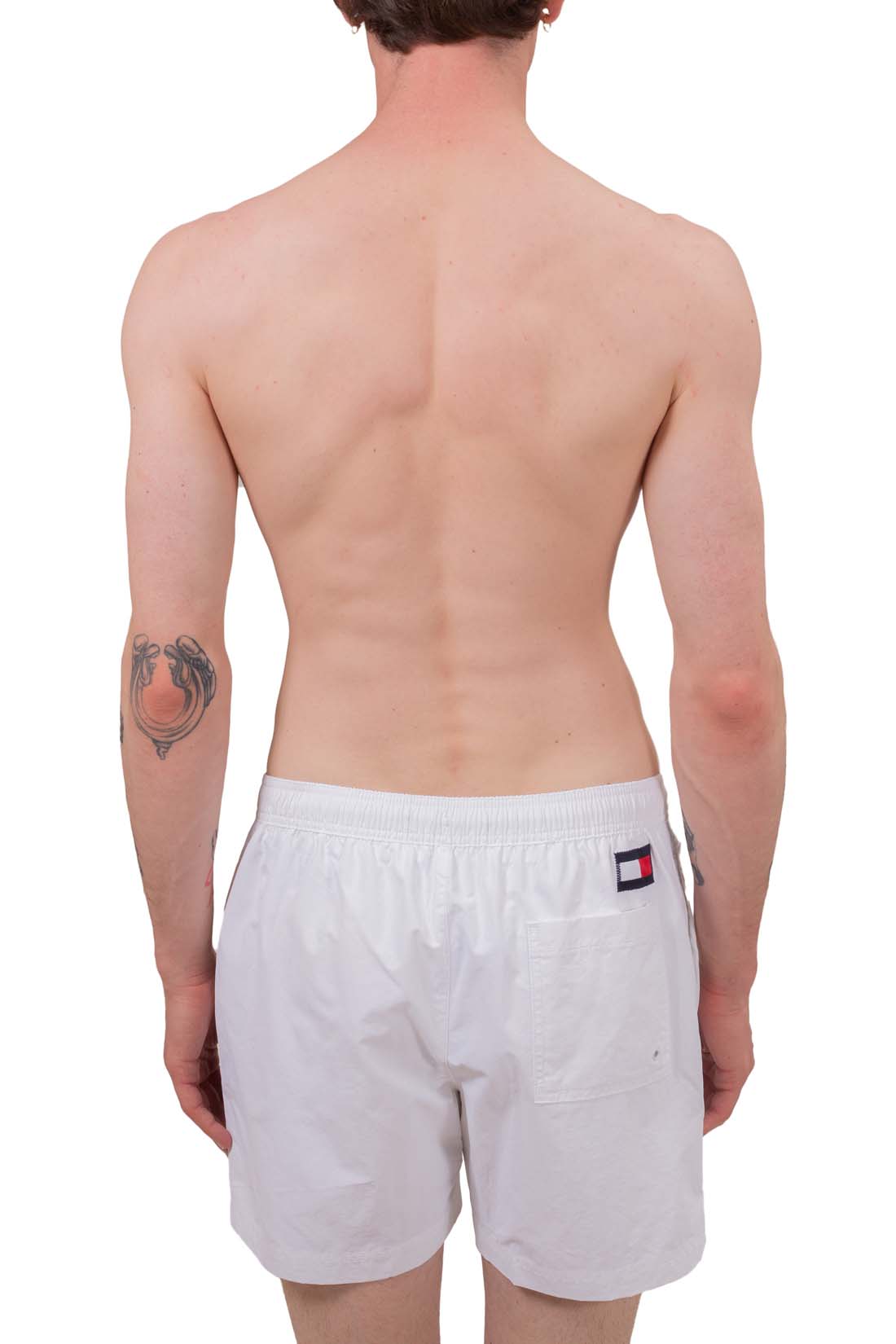 TOMMY HILFIGER - Men's swim shorts with flag detail-3