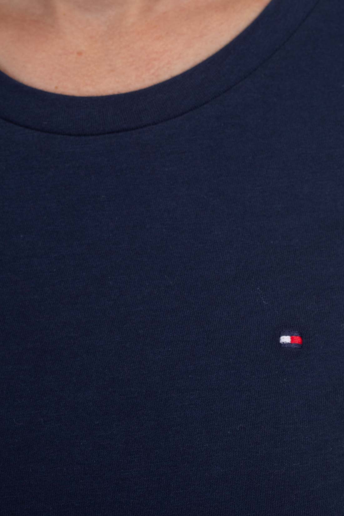 TOMMY HILFIGER - Women's long logo T-shirt-20