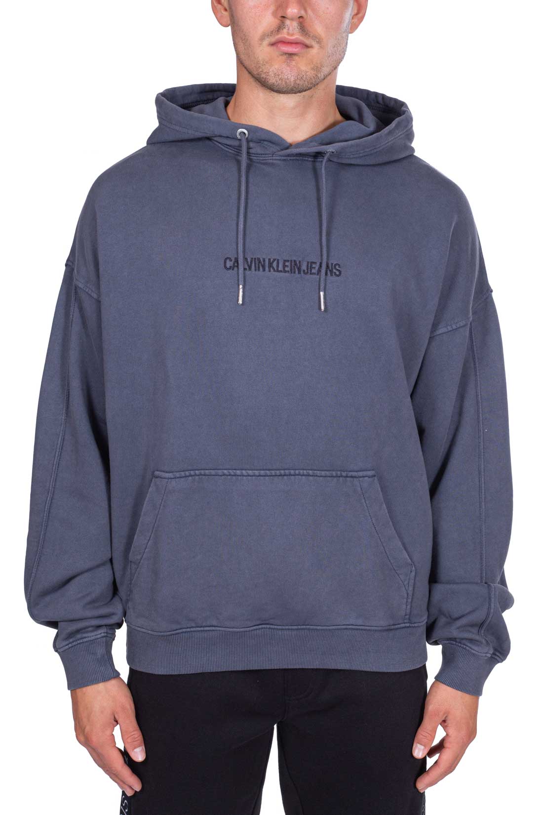 CALVIN KLEIN JEANS - Men's oversize hoodie with logo-4