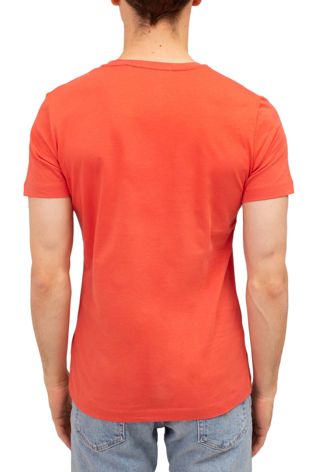 CALVIN KLEIN JEANS - Men's regular T-shirt with logo  - Size L-6