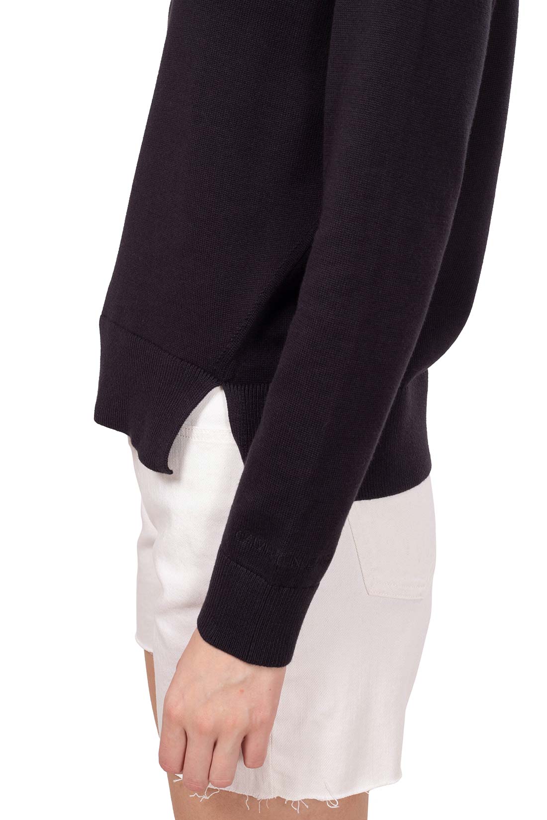 CALVIN KLEIN JEANS - Women''s relaxed logo sweater - Size M-8