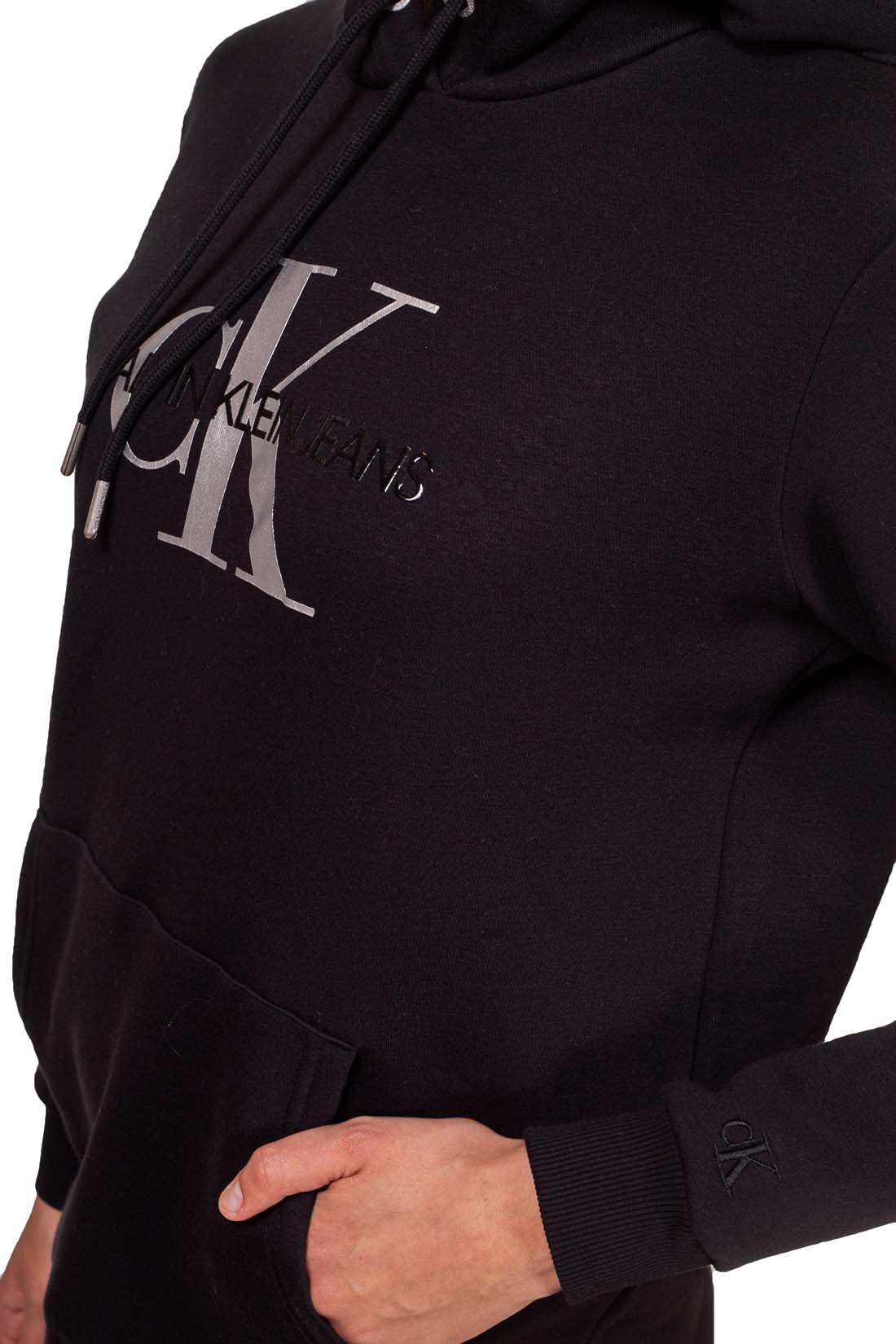 CALVIN KLEIN JEANS - Women's logo sweatshirt dress-0