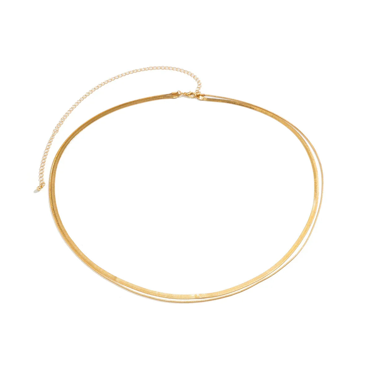 Ingemark Sexy Flat Snake Chain Waist Belly Belt for Women Summer Beach Bikinis Simple Body Chain Festival Jewelry Accessories-4