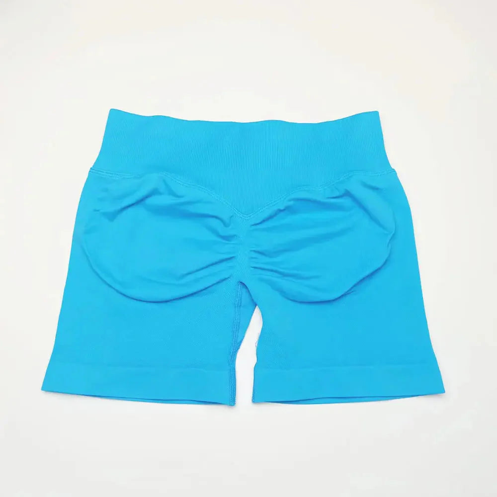 NCLAGEN Seamless Shorts 4.5" Gym Shorts Woman Scrunch Butt Fitness Sports Short Workout Seamless Leggings Running Yoga bottoms-25