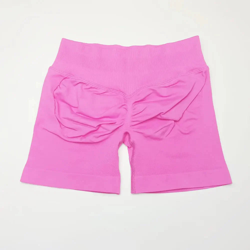 NCLAGEN Seamless Shorts 4.5" Gym Shorts Woman Scrunch Butt Fitness Sports Short Workout Seamless Leggings Running Yoga bottoms-24