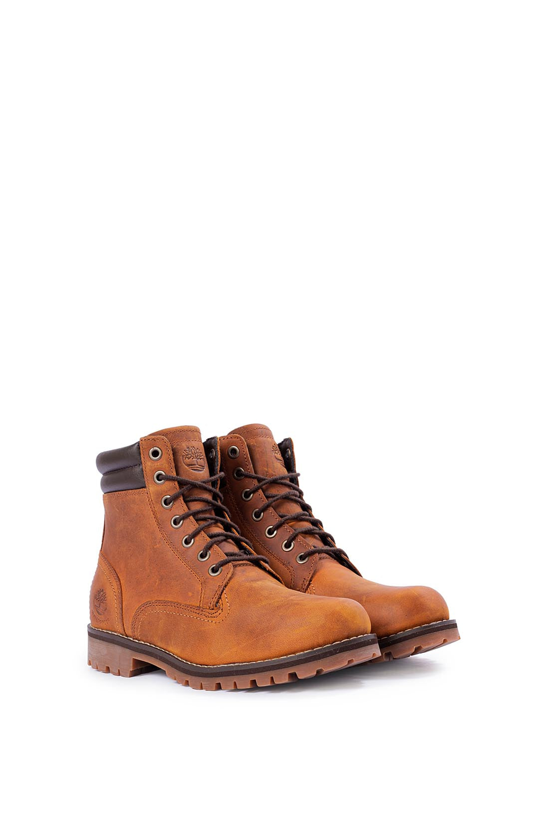 TIMBERLAND - Men's medium brown leather Foraker boots - Number 47.5-8